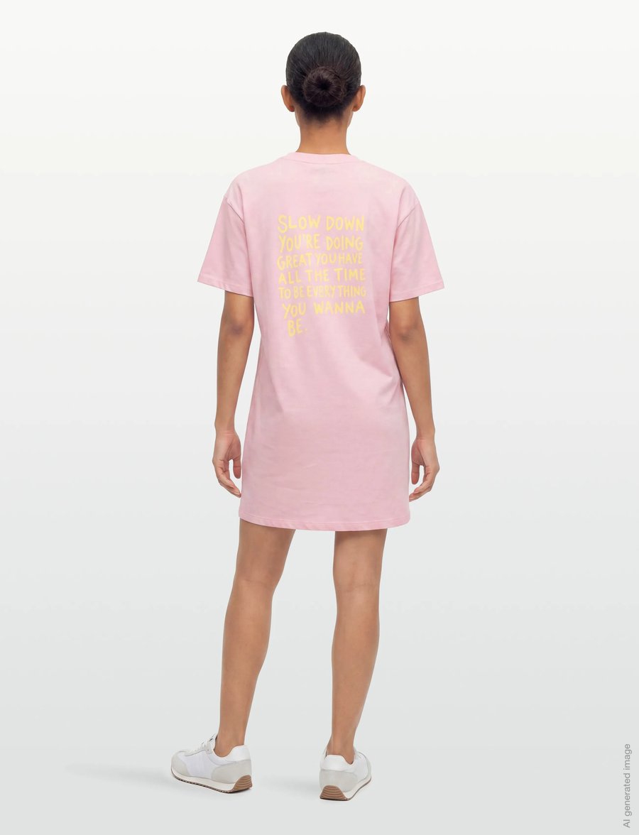 Hunkemöller - NIGHTIE R-NECK SLOW DOWN - oberteile - peachskin - 4