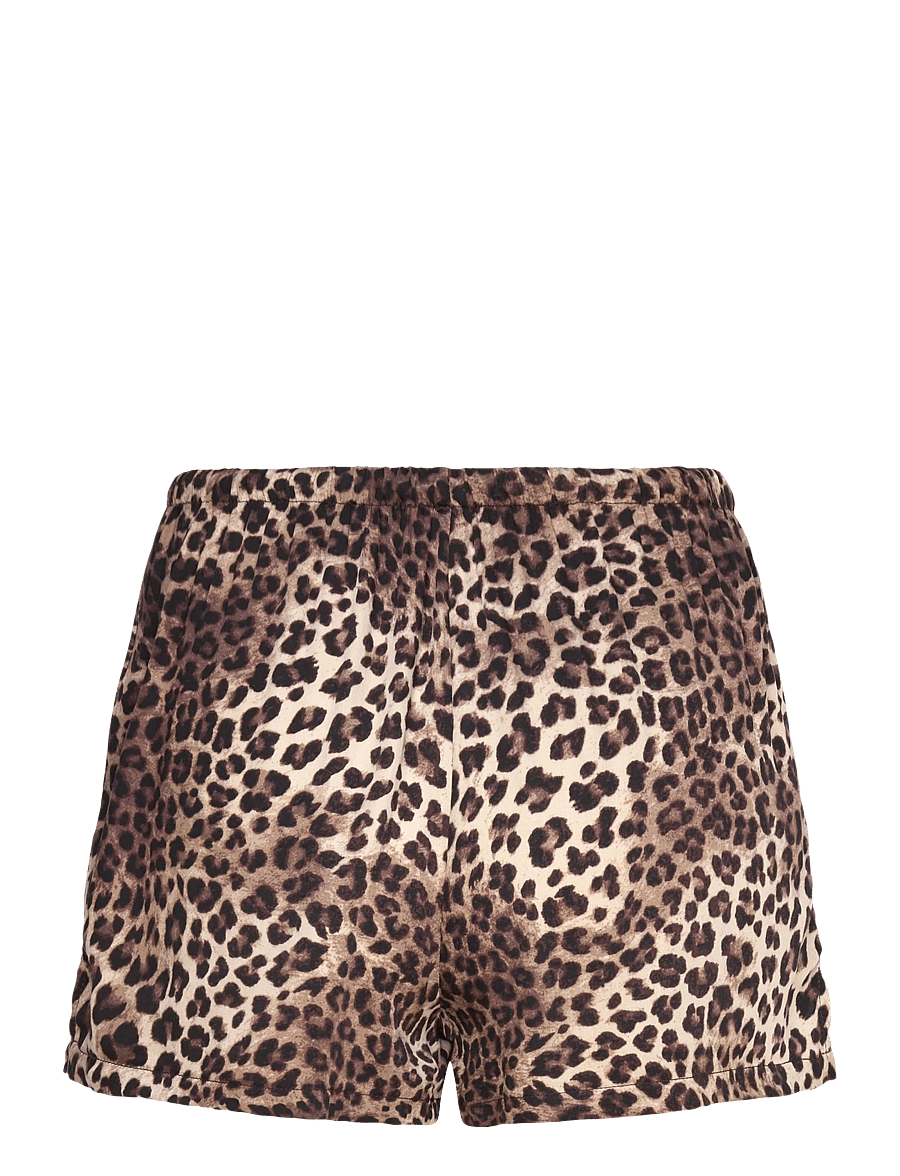 Hunkemöller - SHORT VIS SATIN - shorts - black - 1