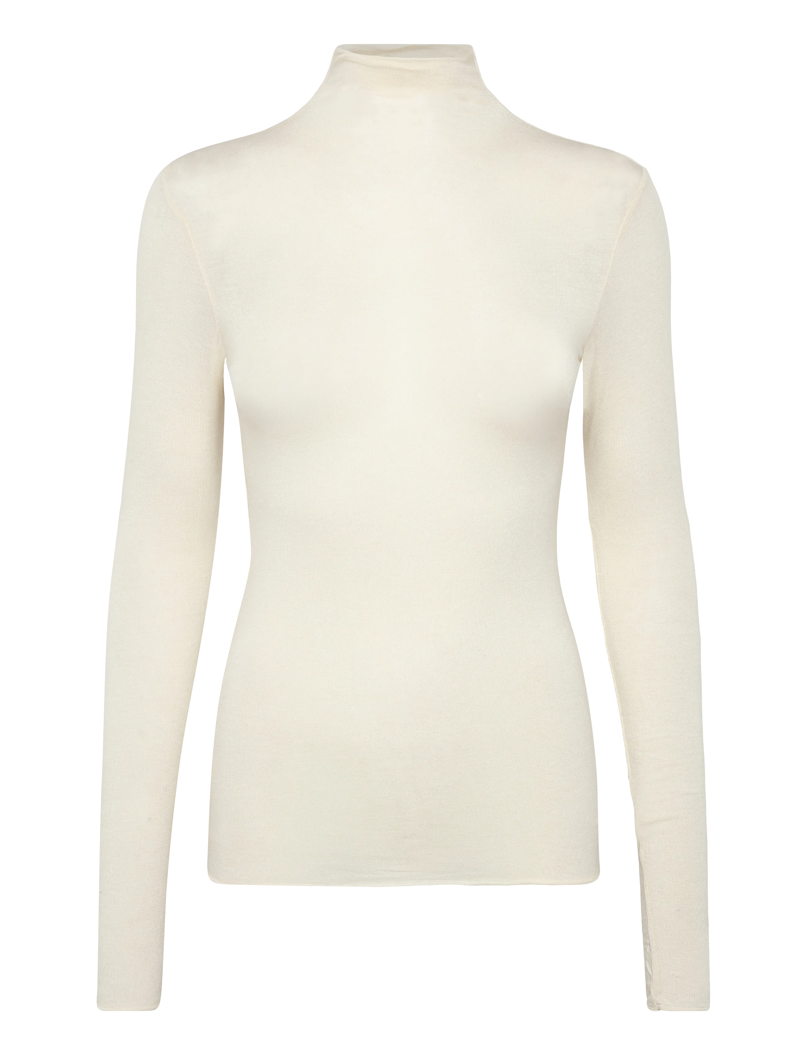 Hunkemöller Super Soft Top Turtleneck Cashmere Blend, Damen, Langarm Rollkragen Top, Creme, Gr: XXL