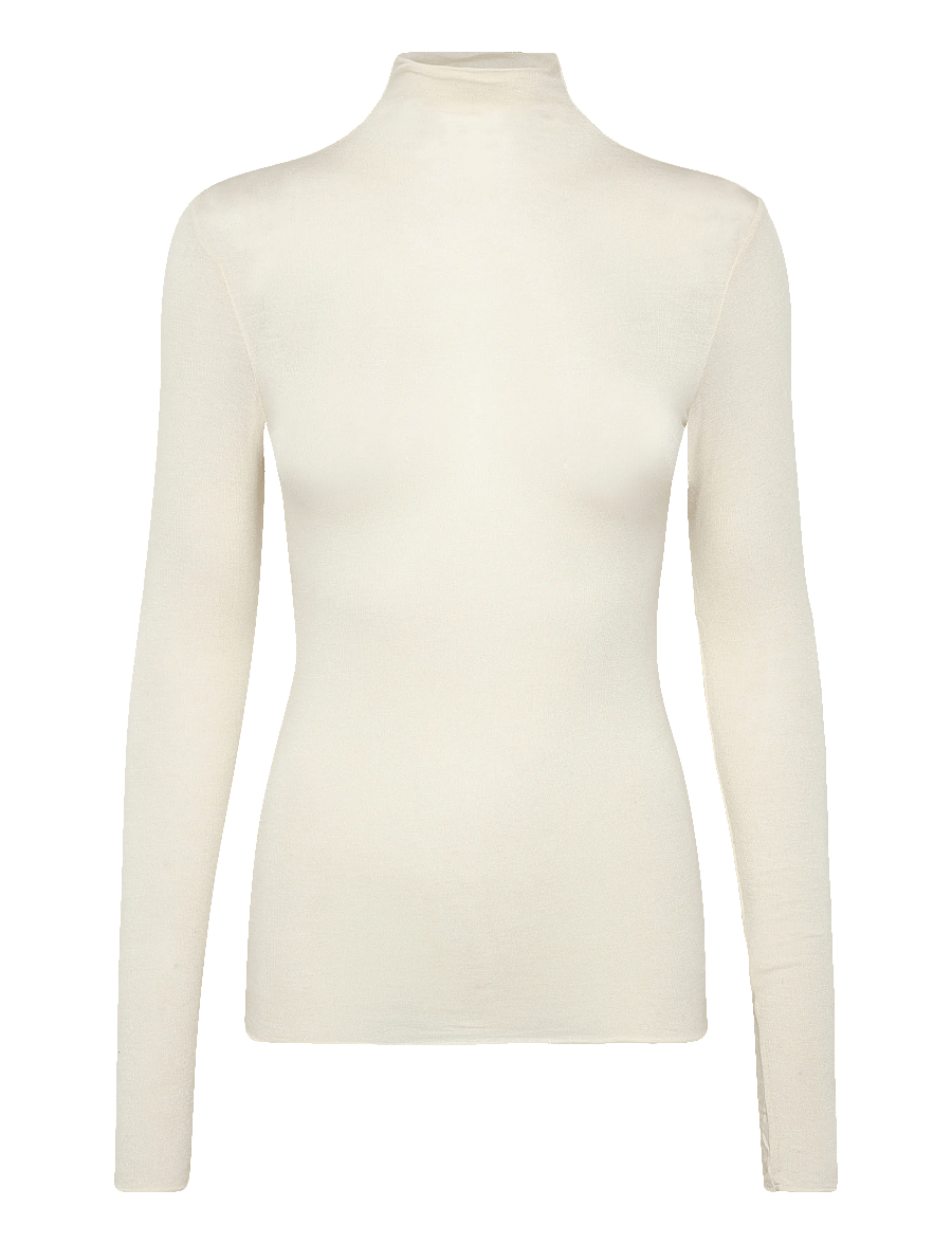 Hunkemöller - TOP LS TURTLENECK INTIMATES - kashmir - hkm white - 1
