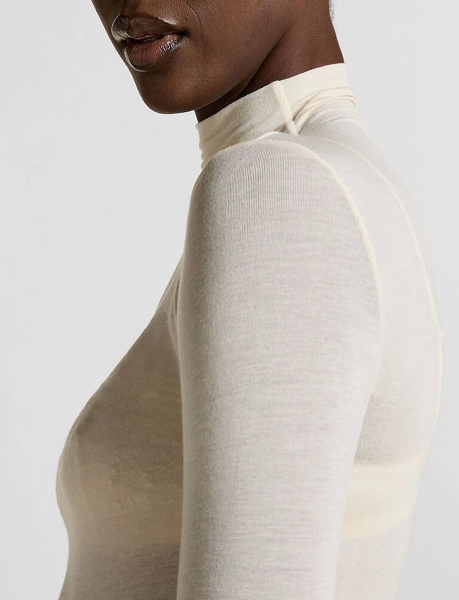 Hunkemöller - TOP LS TURTLENECK INTIMATES - kashmir - hkm white - 4