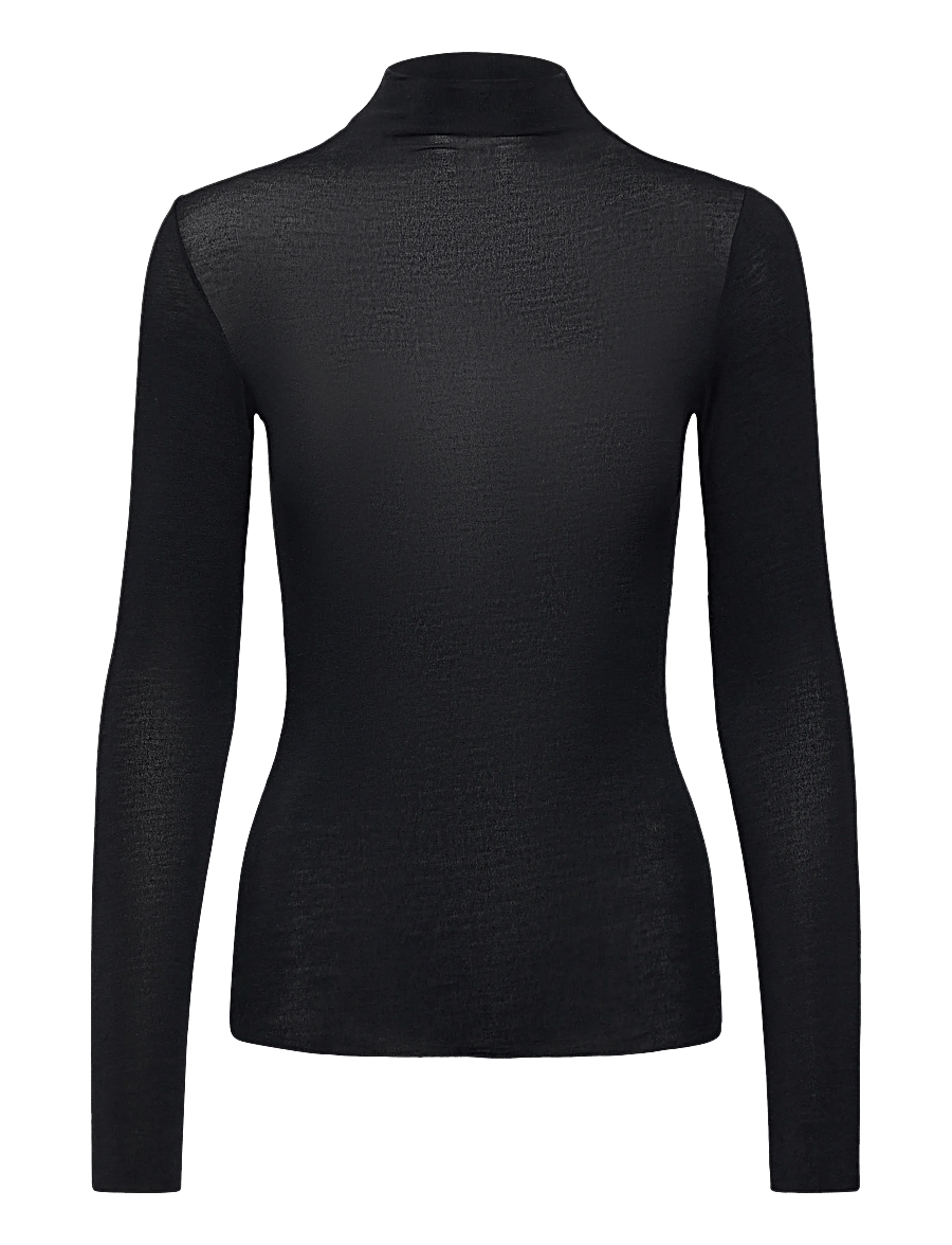 Hunkemöller - Top Ls Turtleneck Intimates - black - 0