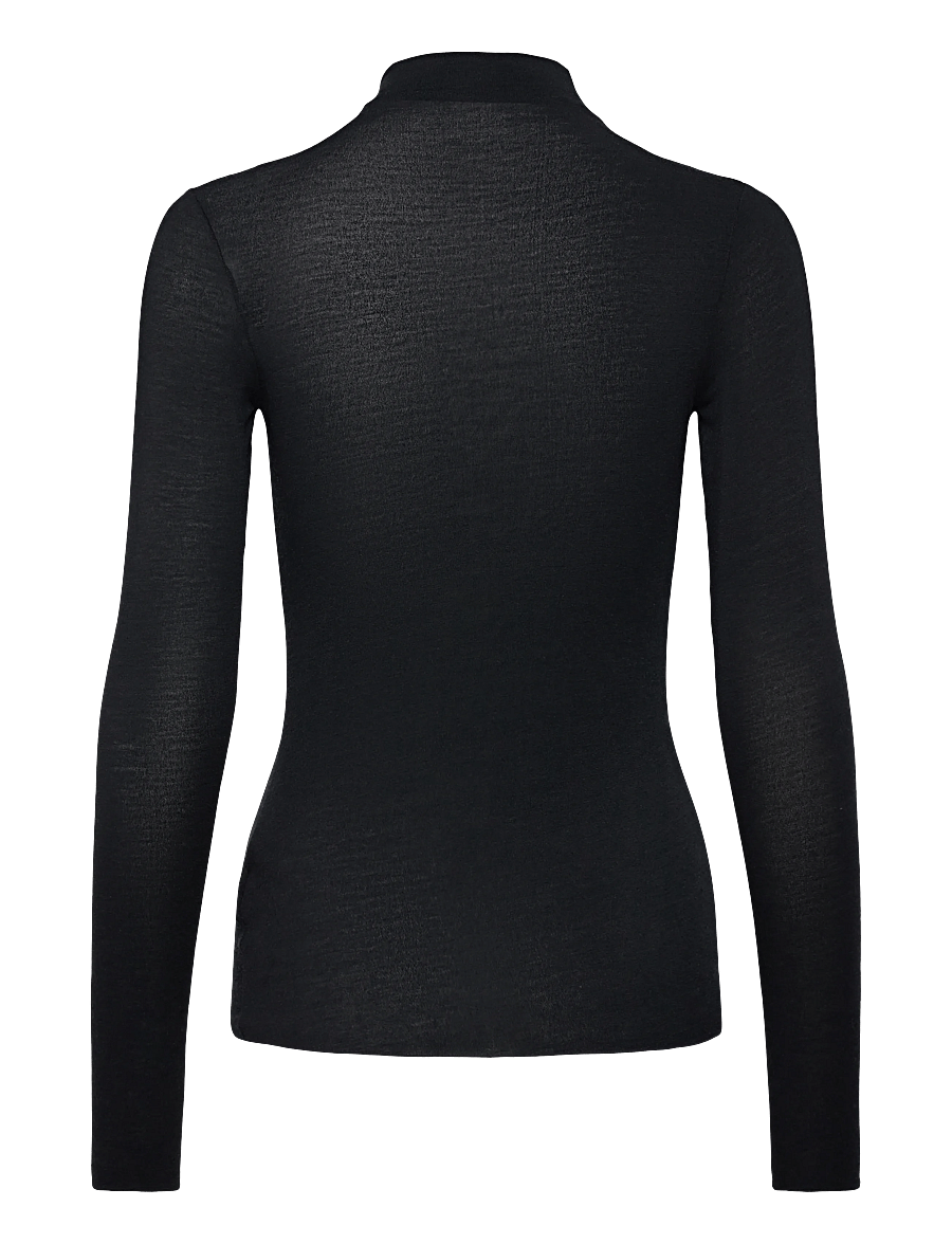 Hunkemöller - Top Ls Turtleneck Intimates - black - 1
