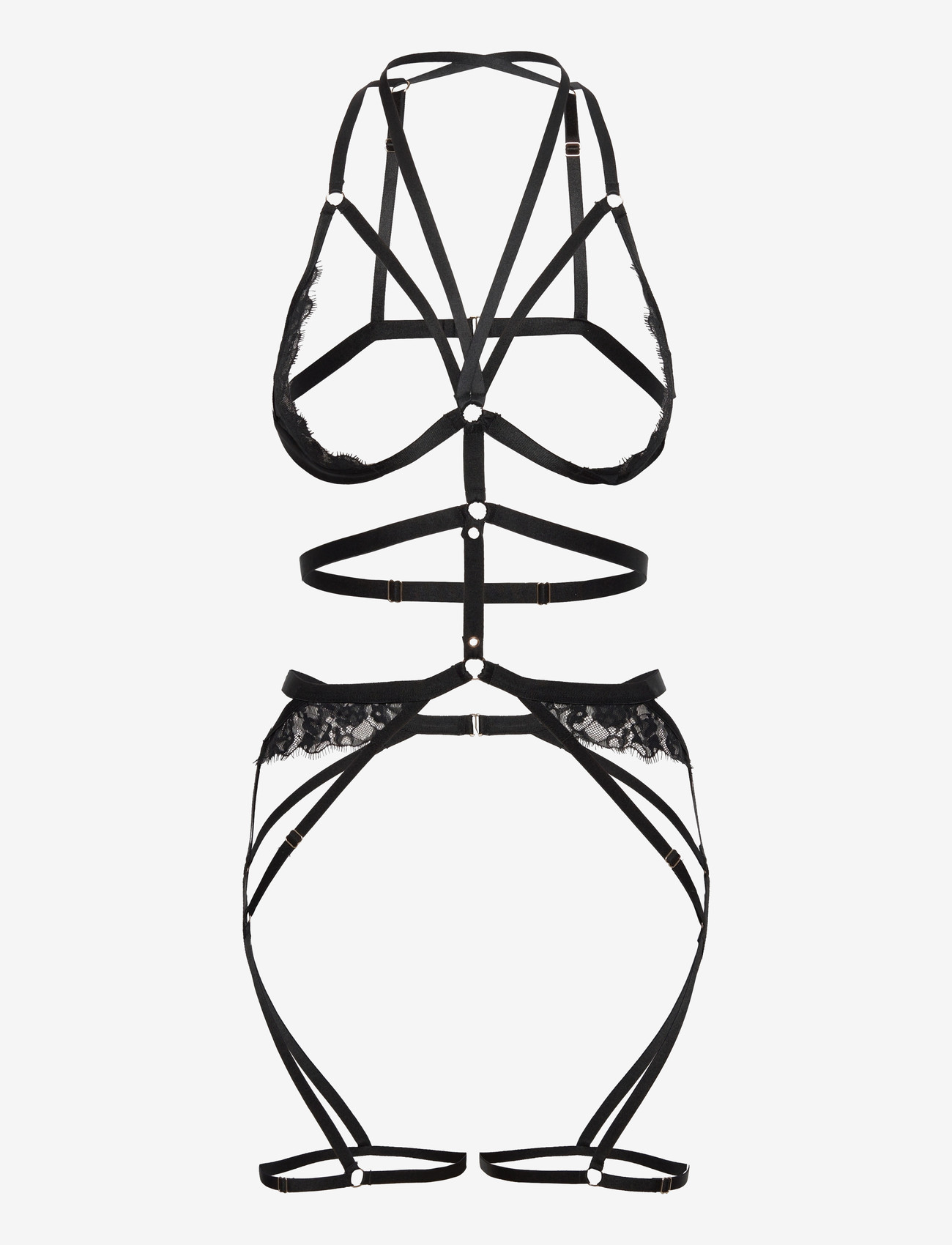 Hunkemöller Nienke Body Harness - Unterwäsche - CAVIAR / black