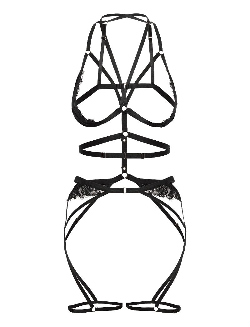 Hunkemöller - Nienke Body Harness - særlige begivenheder - caviar - 1