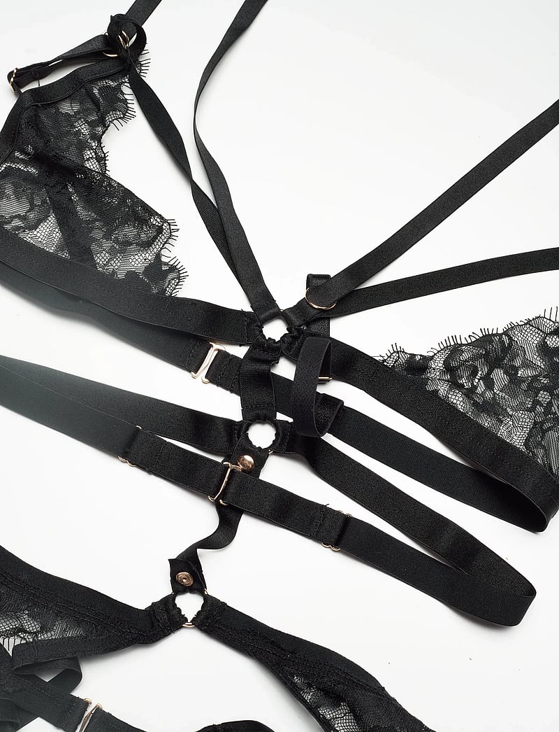 Hunkemöller - Nienke Body Harness - særlige begivenheder - caviar - 2