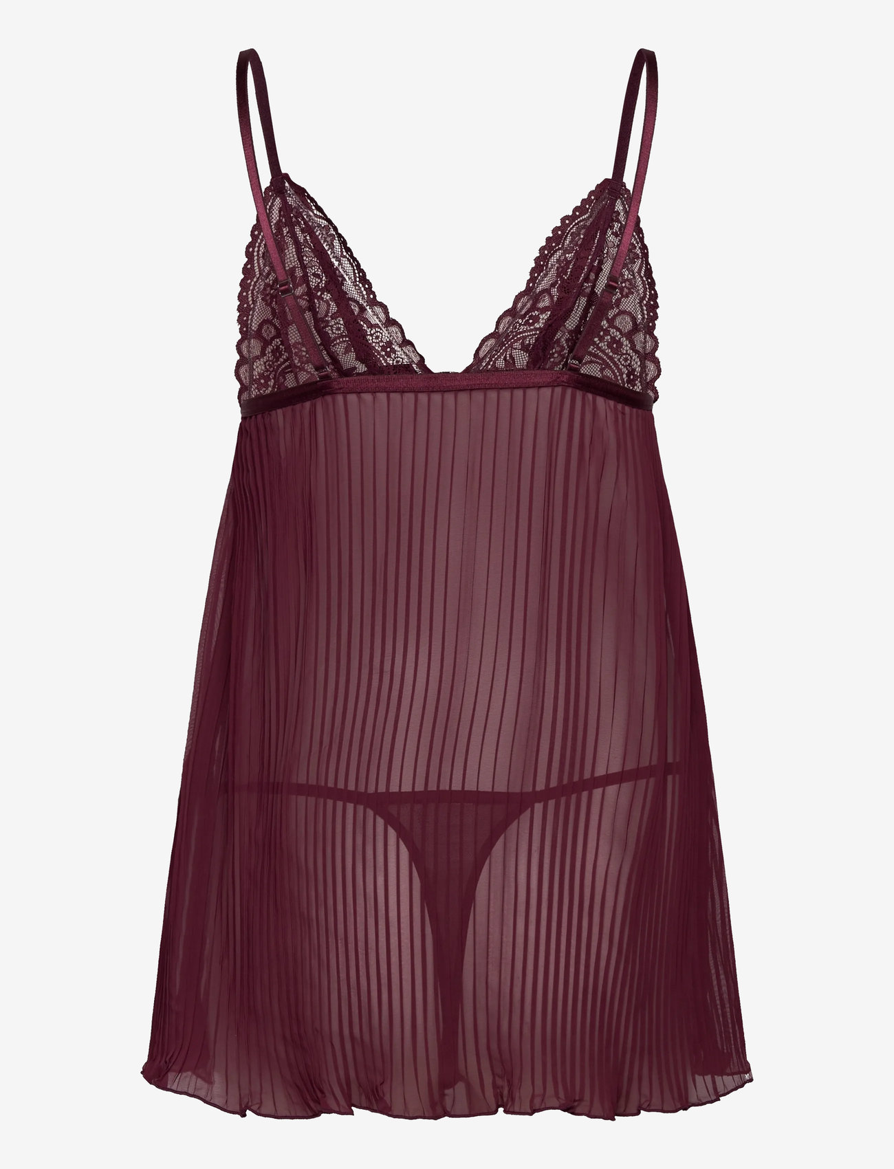 Hunkemöller - ISADORA BABYDOLL SET - zinfandel - 1