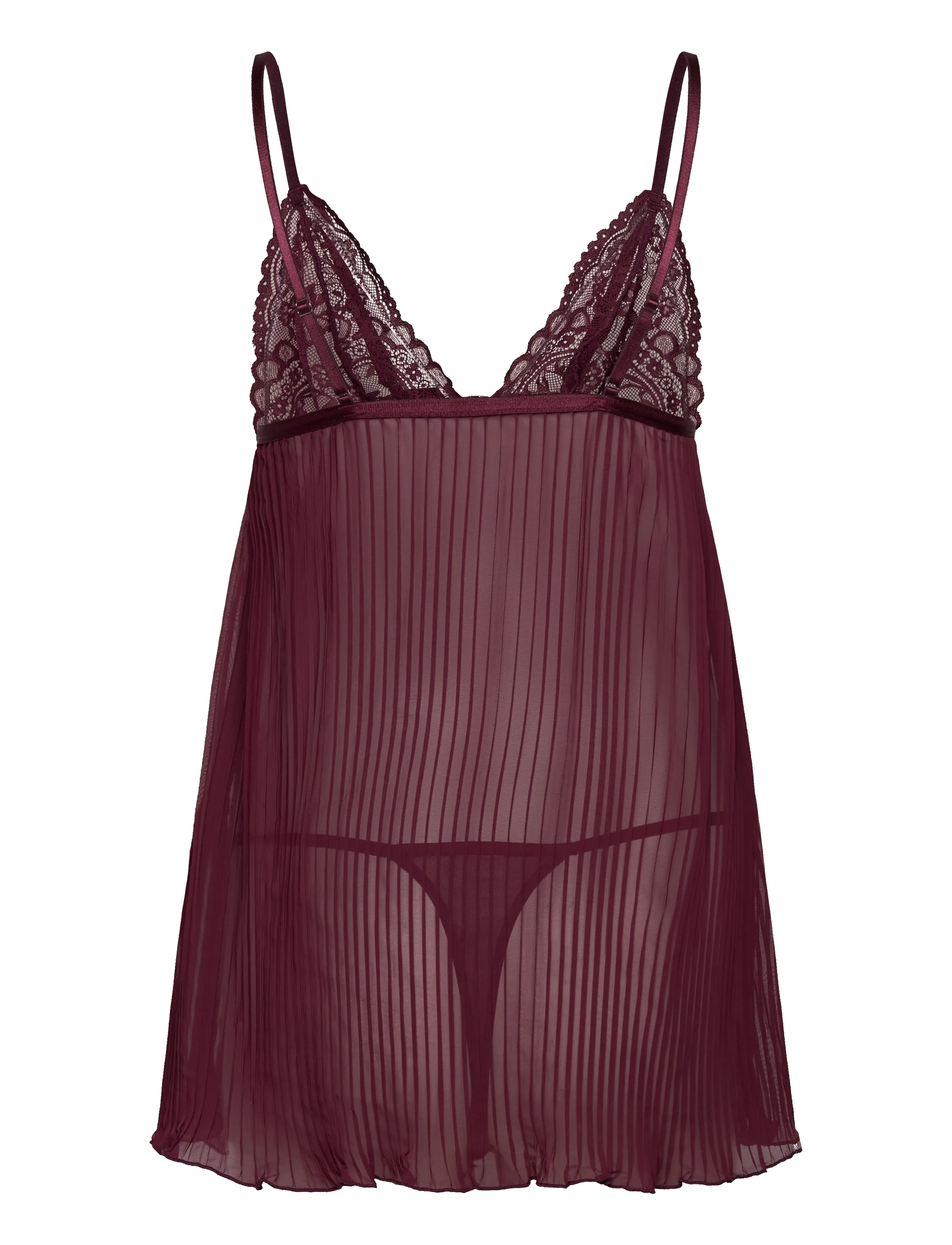 Hunkemöller - ISADORA BABYDOLL SET - zinfandel - 1