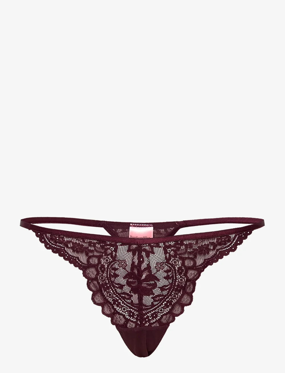 Hunkemöller - ISADORA BABYDOLL SET - bygellösa bh:ar - zinfandel - 2