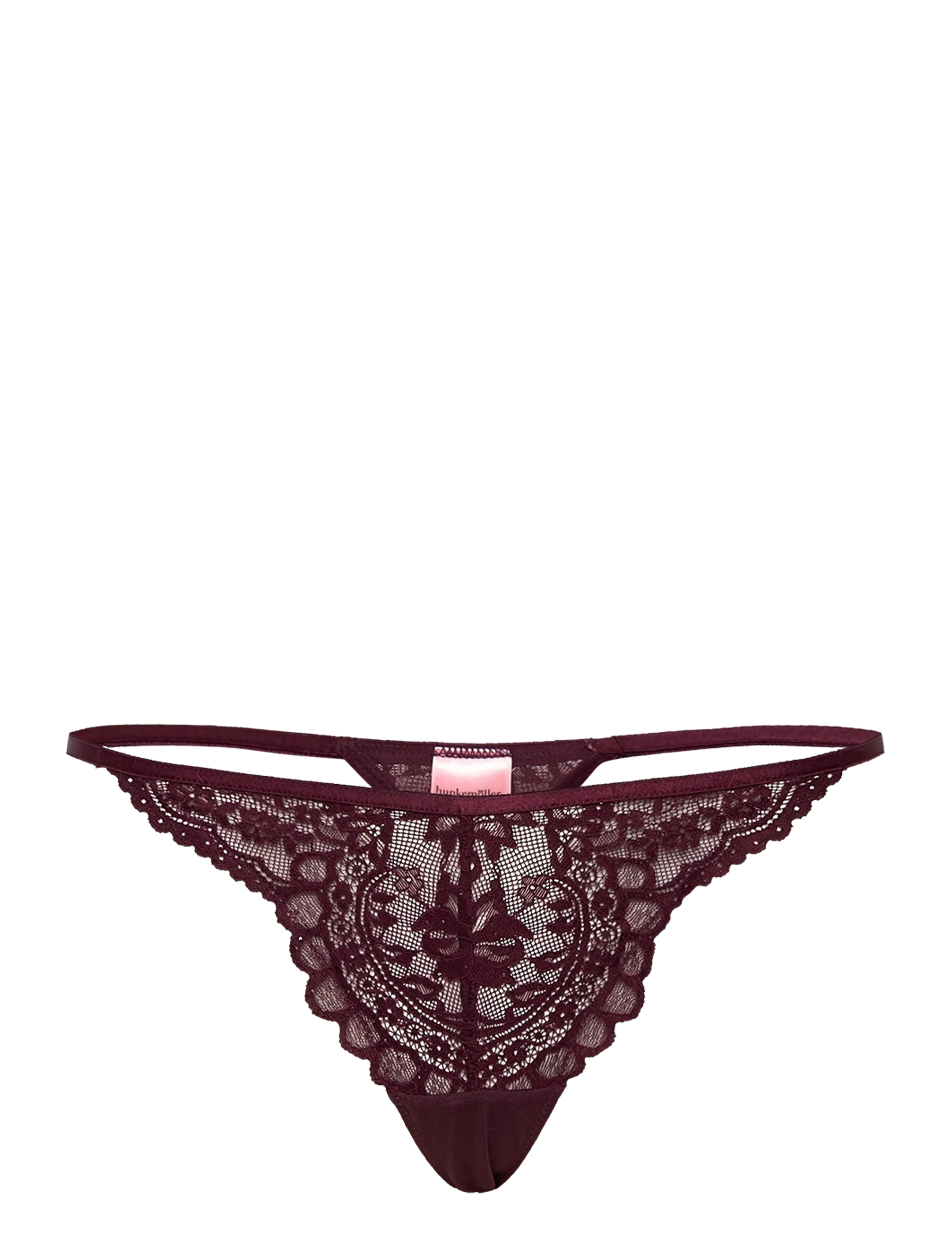 Hunkemöller - ISADORA BABYDOLL SET - zinfandel - 2