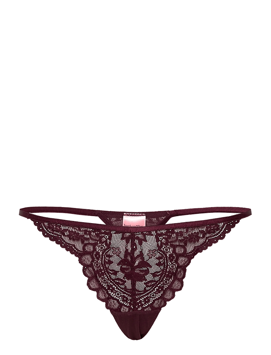Hunkemöller - ISADORA BABYDOLL SET - zinfandel - 2