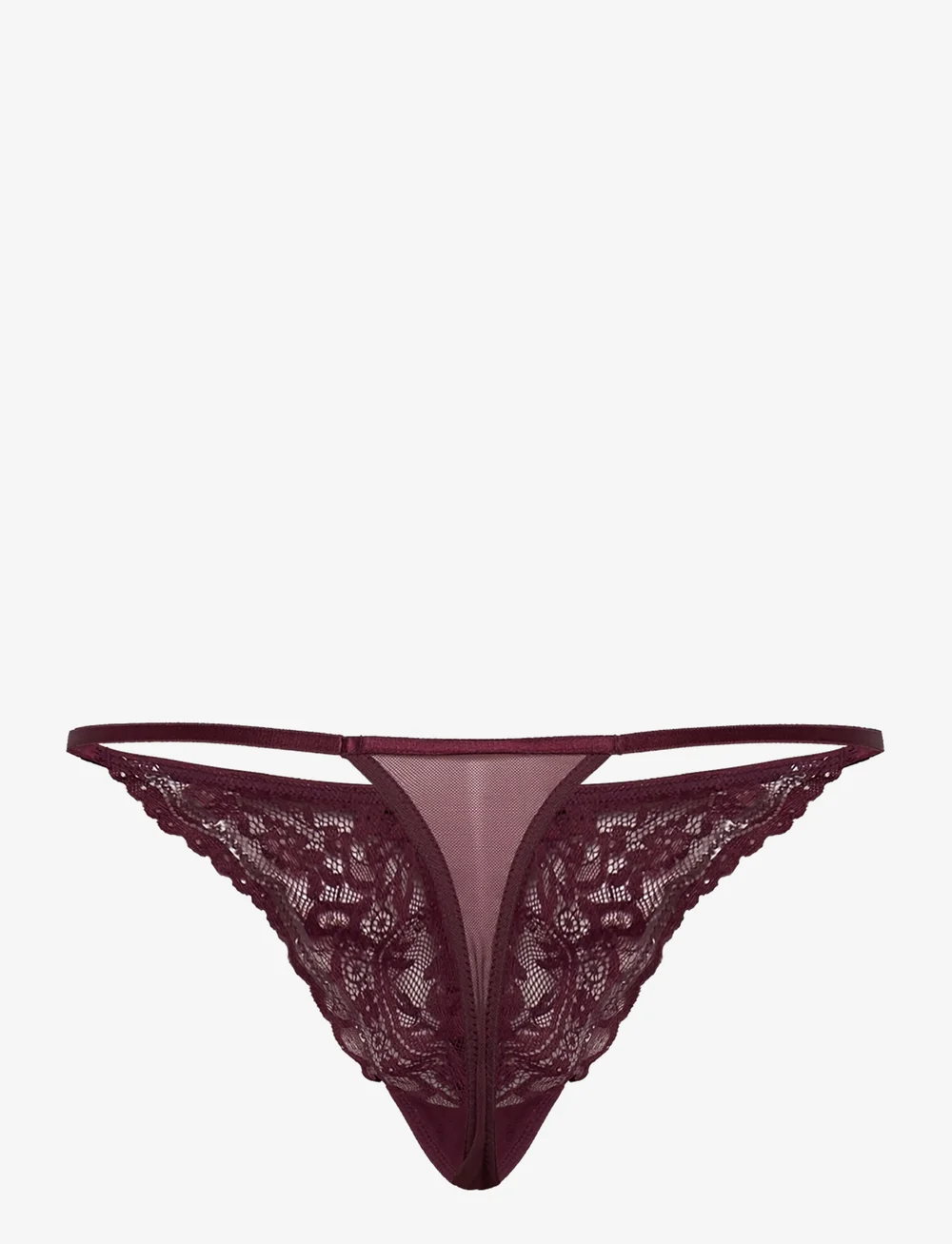 Hunkemöller - ISADORA BABYDOLL SET - bygellösa bh:ar - zinfandel - 3