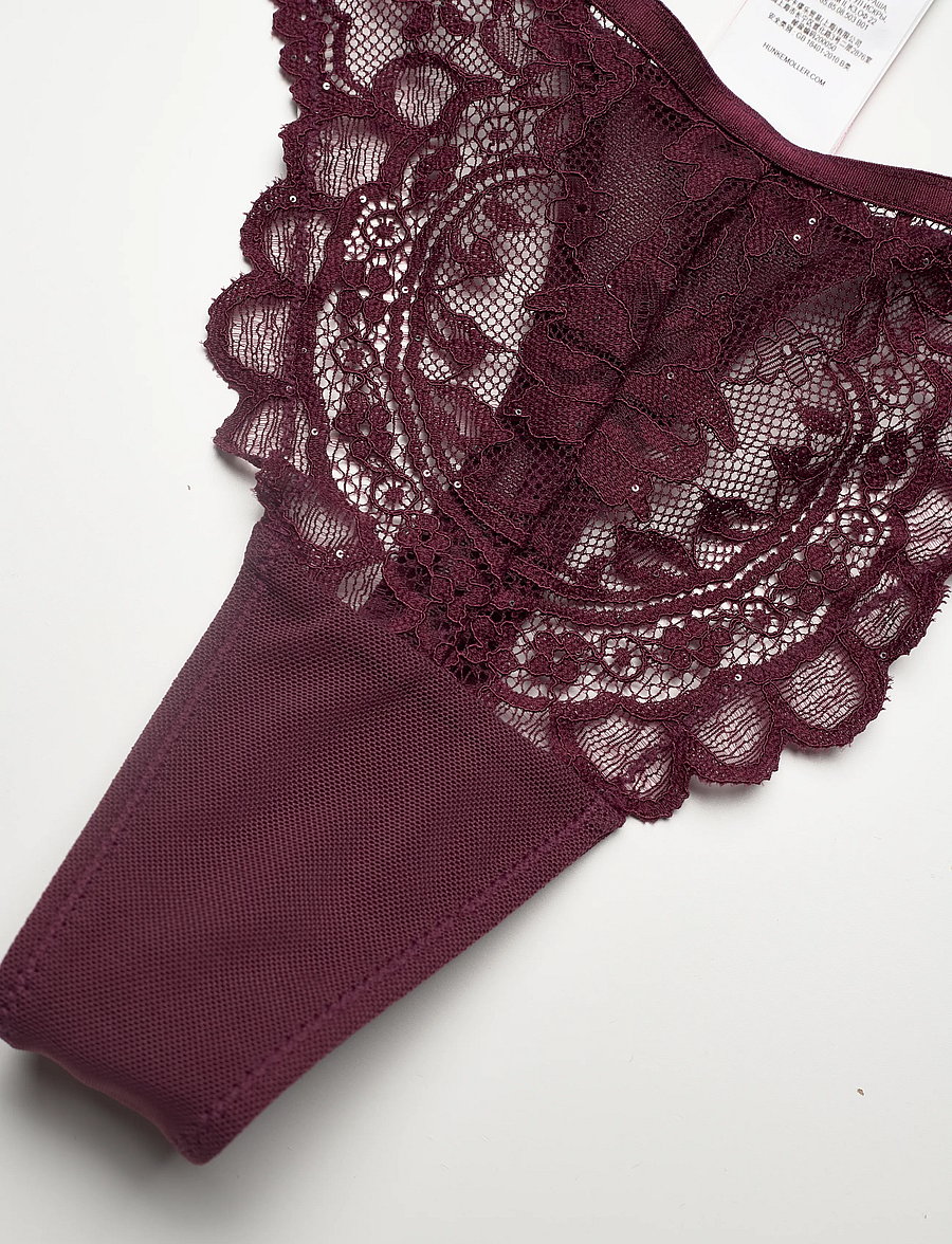 Hunkemöller - ISADORA BABYDOLL SET - zinfandel - 4