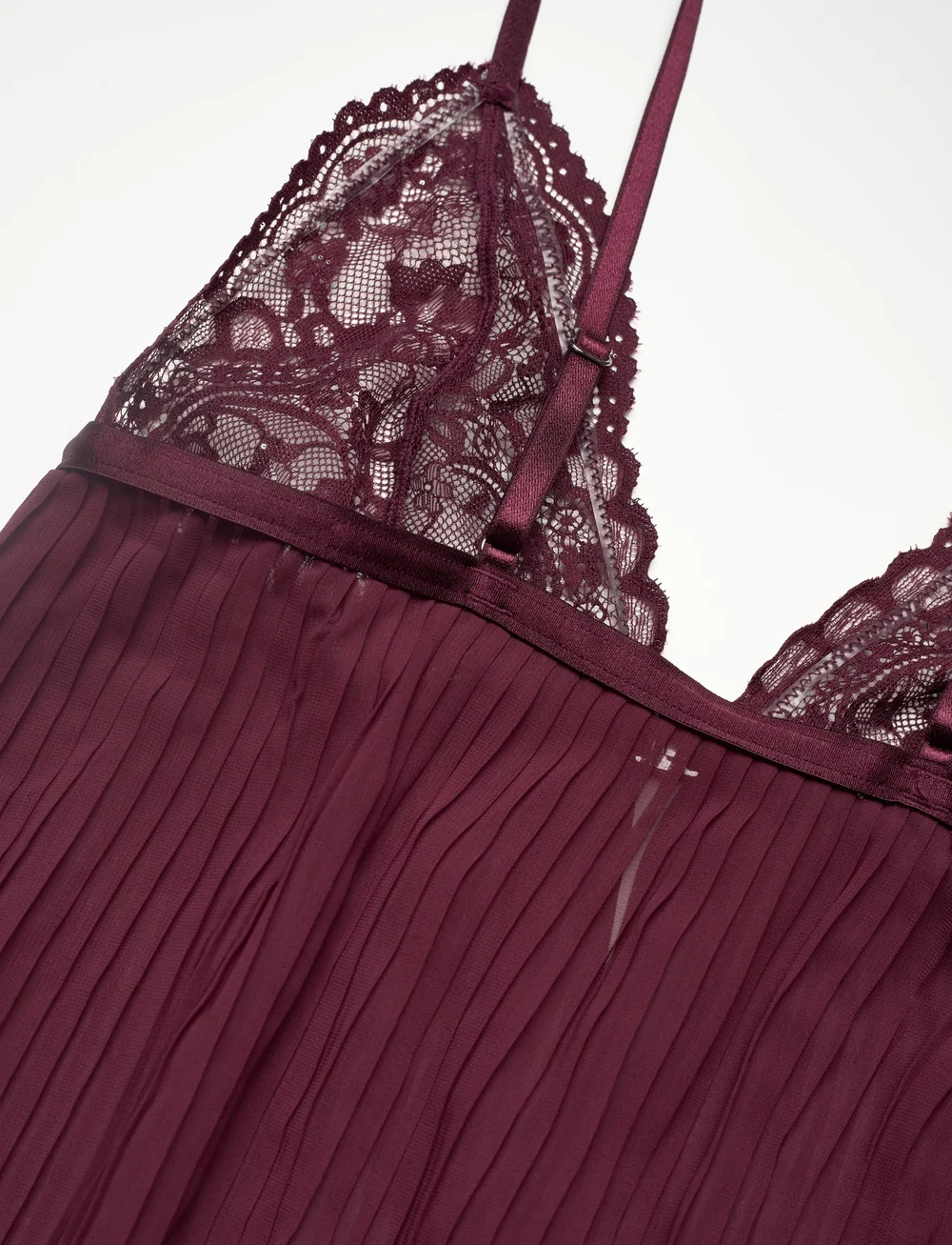 Hunkemöller - ISADORA BABYDOLL SET - bygellösa bh:ar - zinfandel - 5