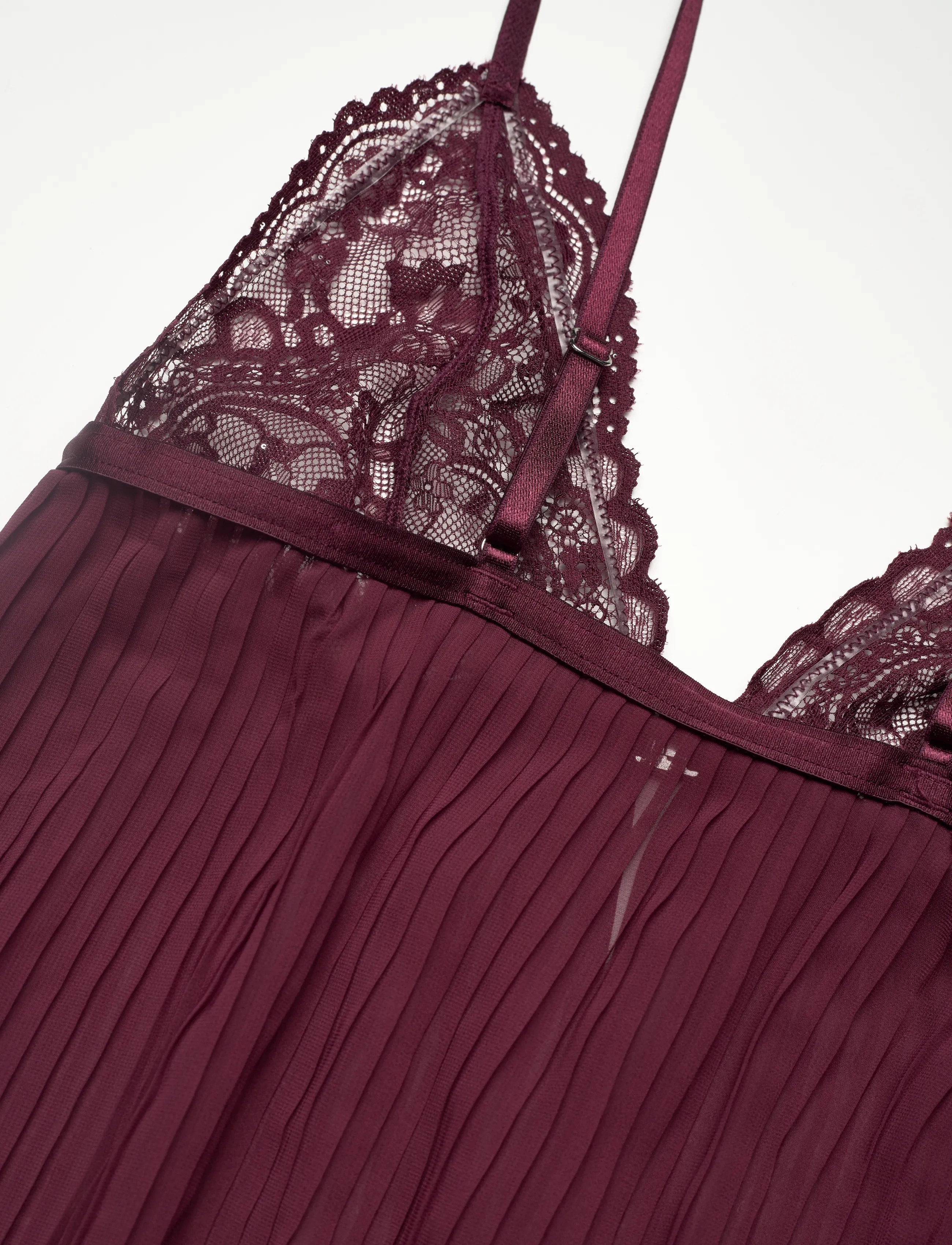 Hunkemöller - ISADORA BABYDOLL SET - zinfandel - 5