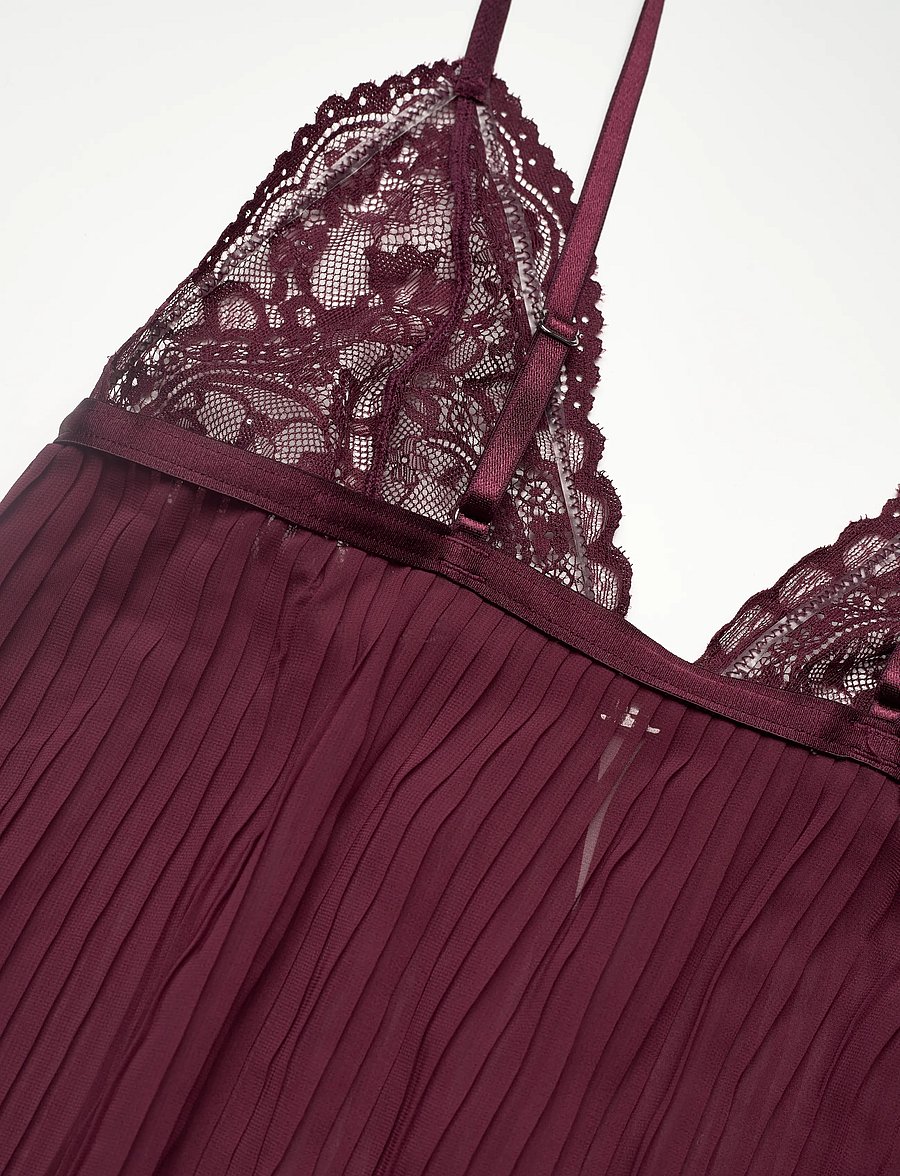Hunkemöller - ISADORA BABYDOLL SET - zinfandel - 5