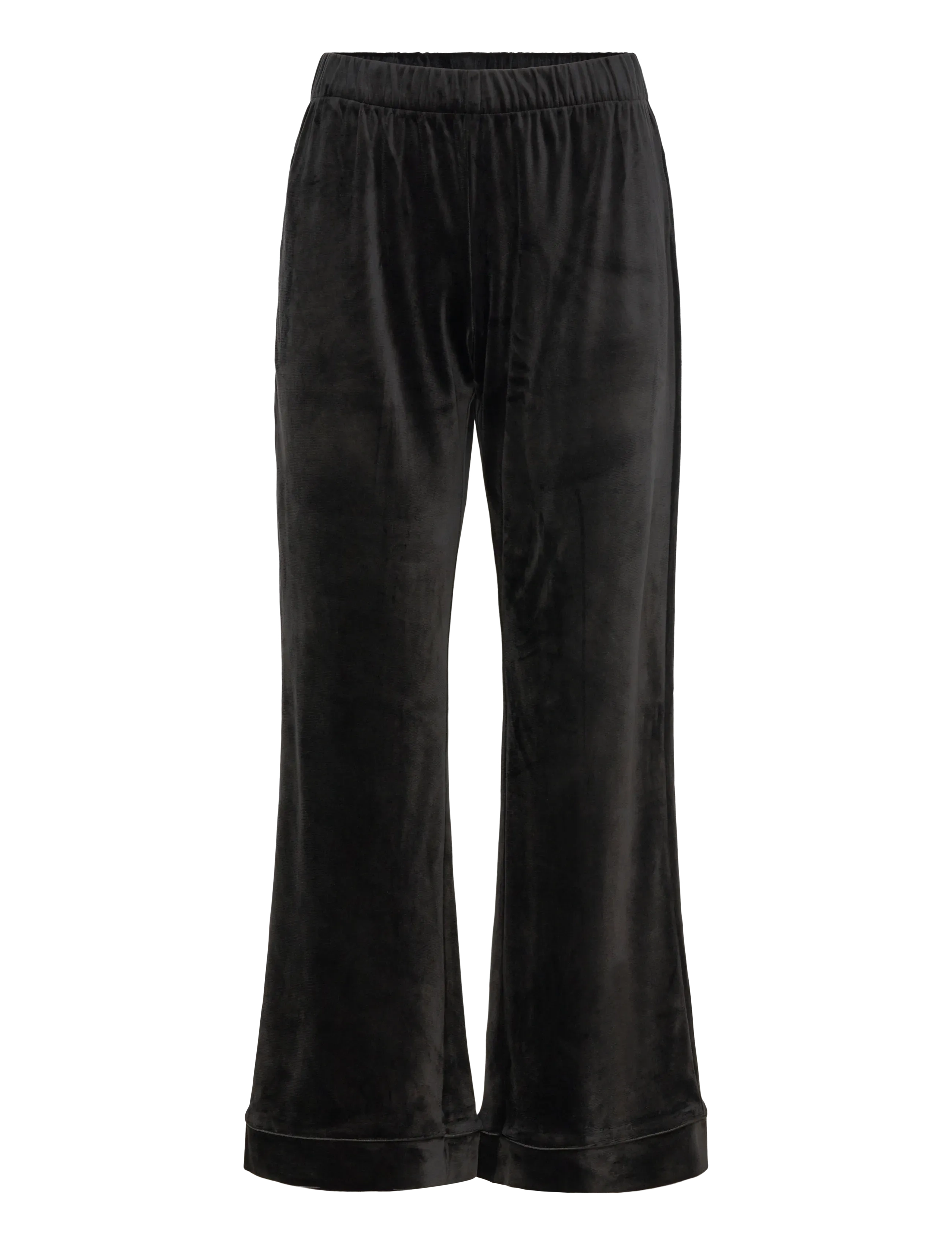 PANT VELOURS PIPING - BLACK