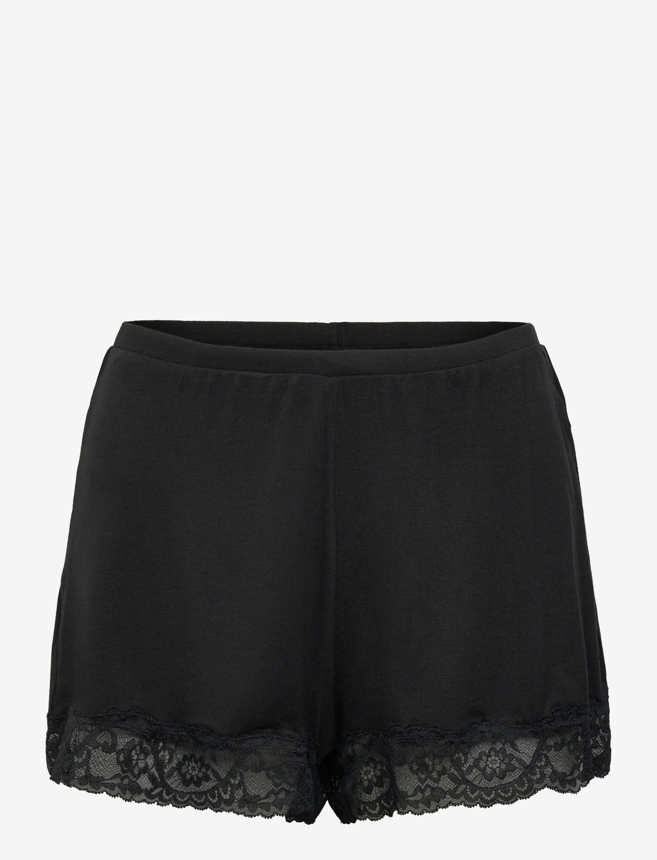 Hunkemöller - PJ CAMI JERSEY LACE NANA - black - 2