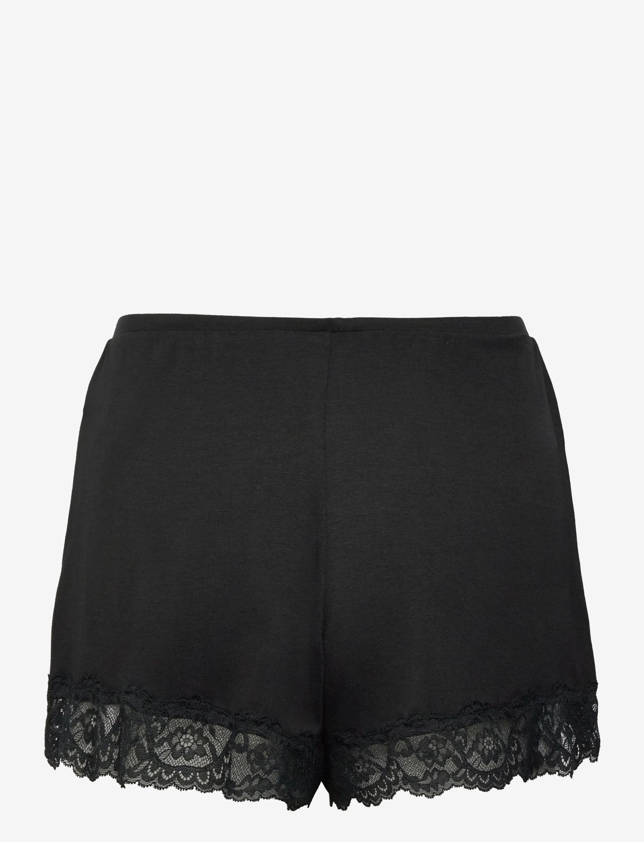 Hunkemöller - PJ CAMI JERSEY LACE NANA - black - 3