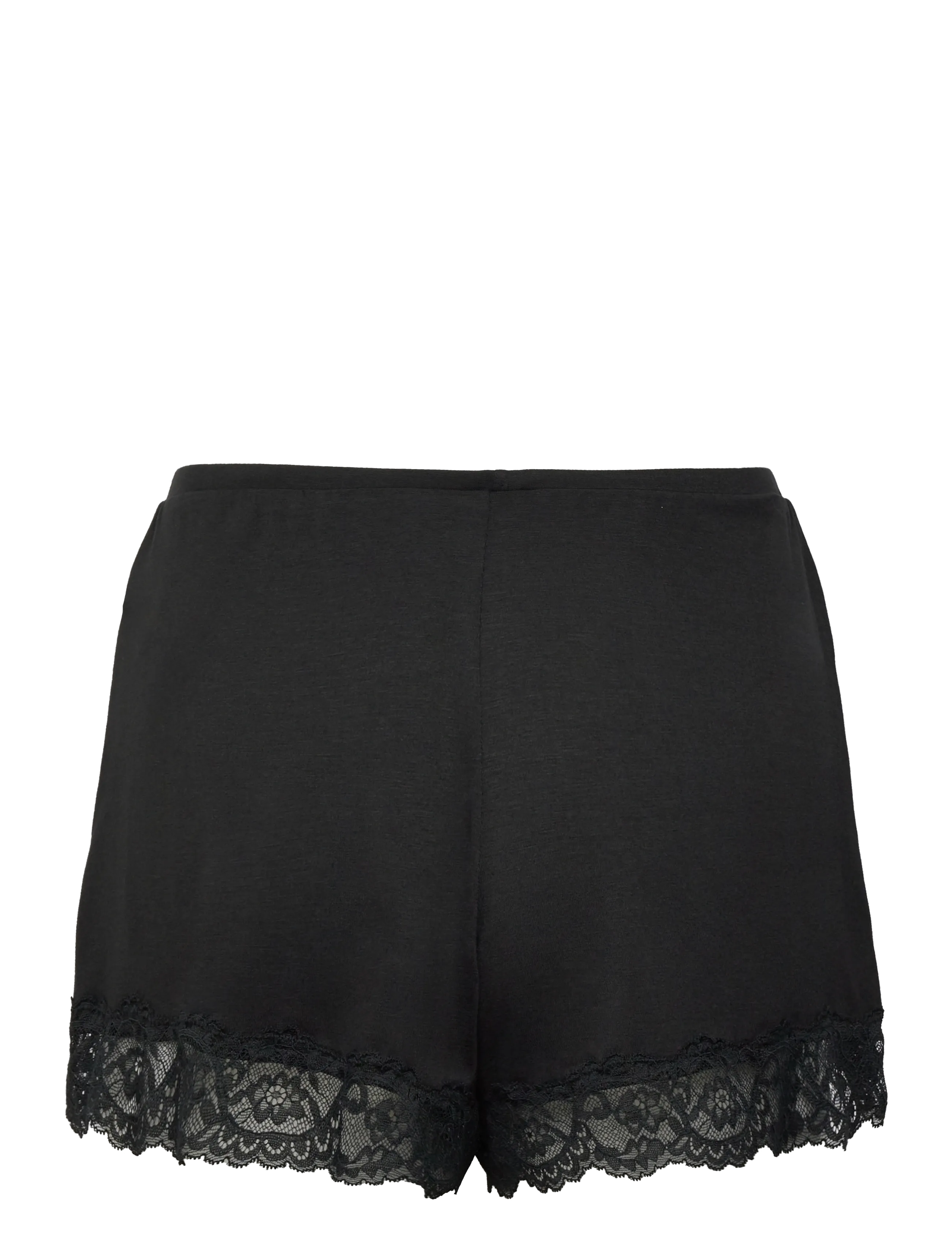 Hunkemöller - PJ CAMI JERSEY LACE NANA - black - 3