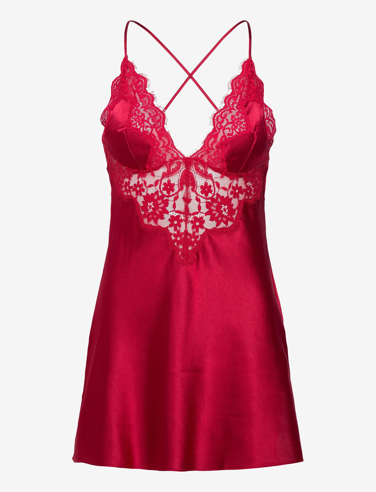Hunkemöller - SD SATIN MYA - nattlinnen - chili pepper - 0