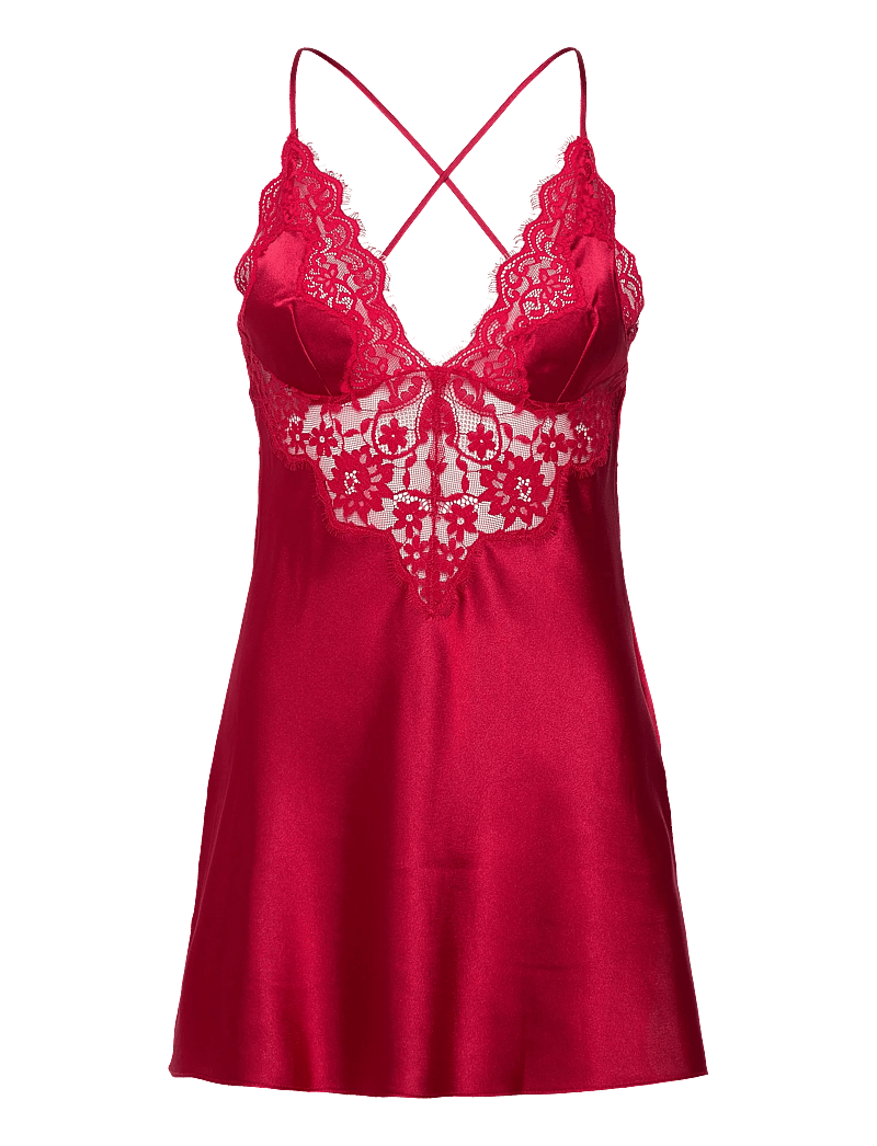Hunkemöller - SD SATIN MYA - nattlinnen - chili pepper - 0