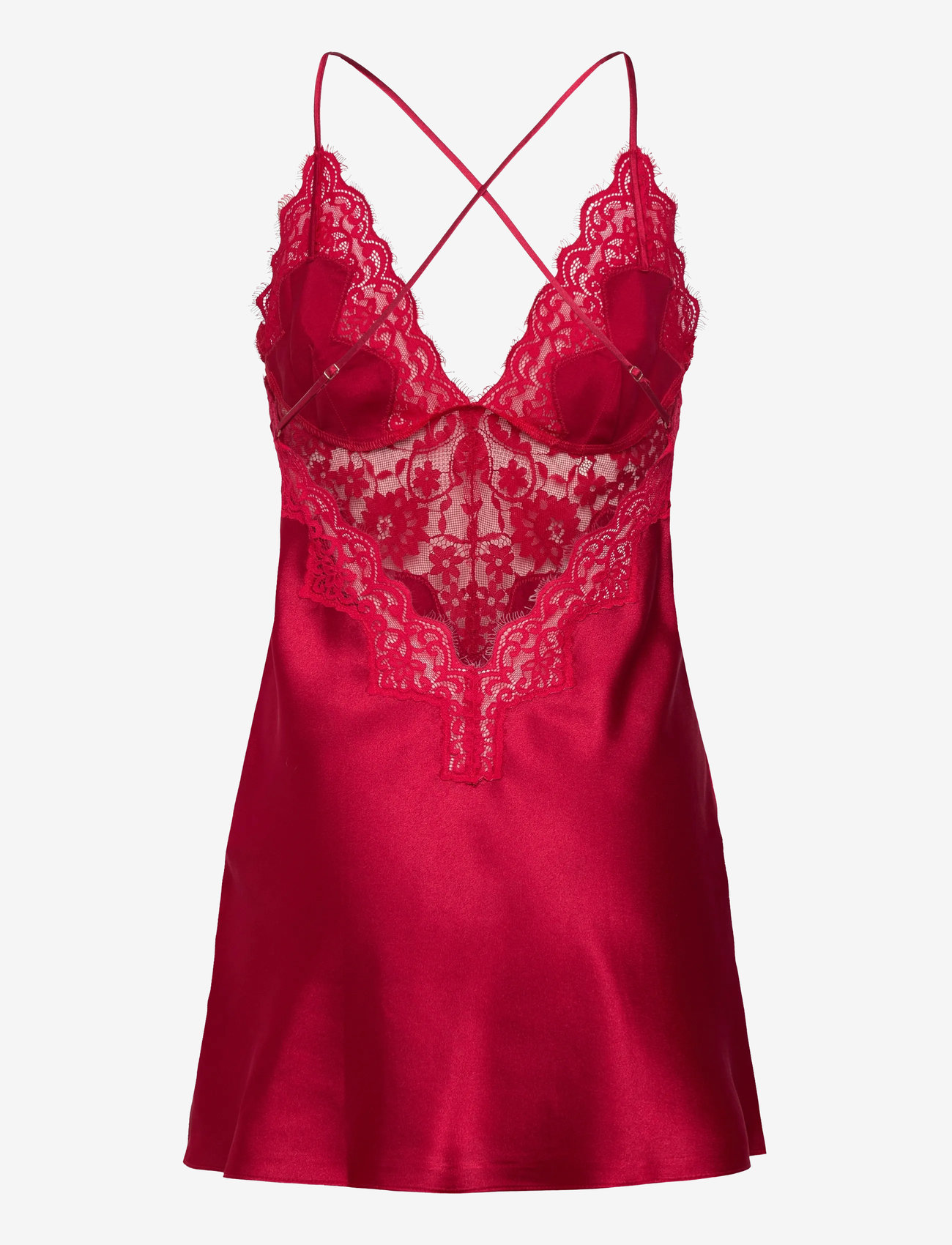 Hunkemöller - SD SATIN MYA - nattlinnen - chili pepper - 1