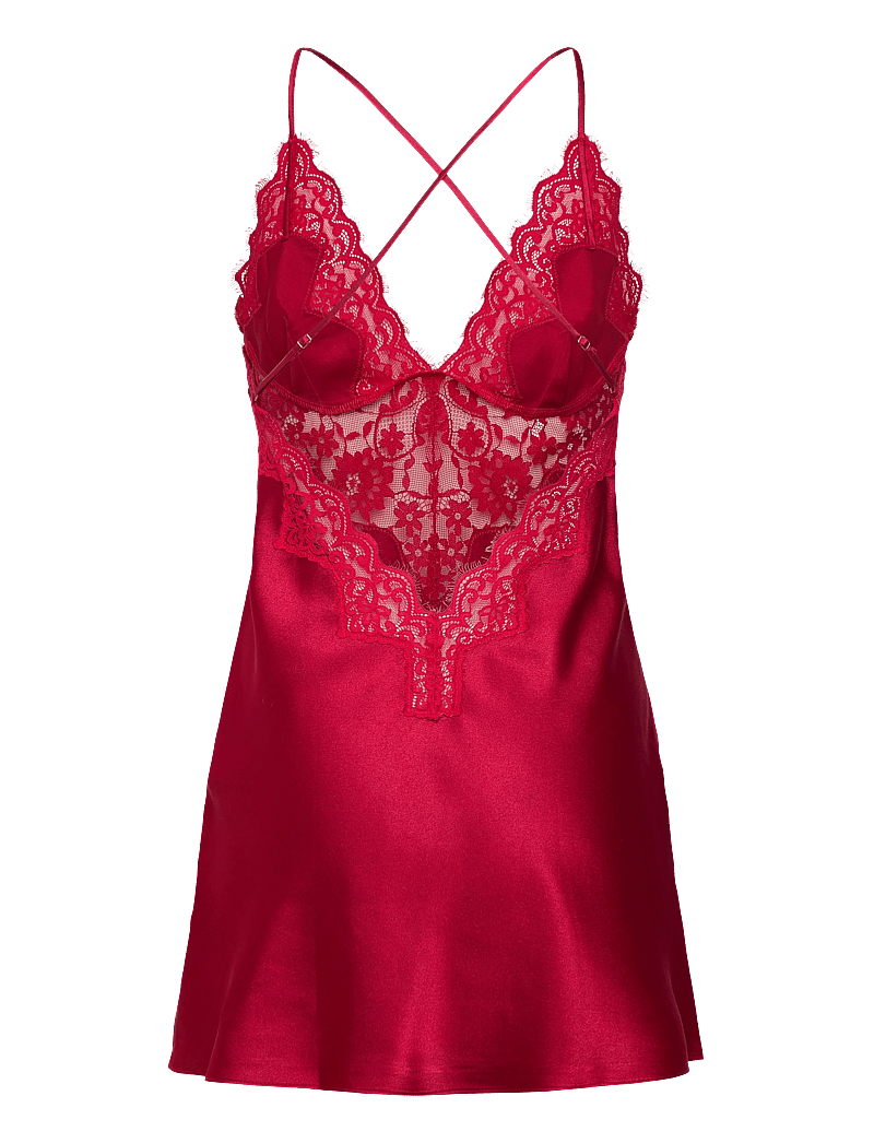 Hunkemöller - SD SATIN MYA - nattlinnen - chili pepper - 1