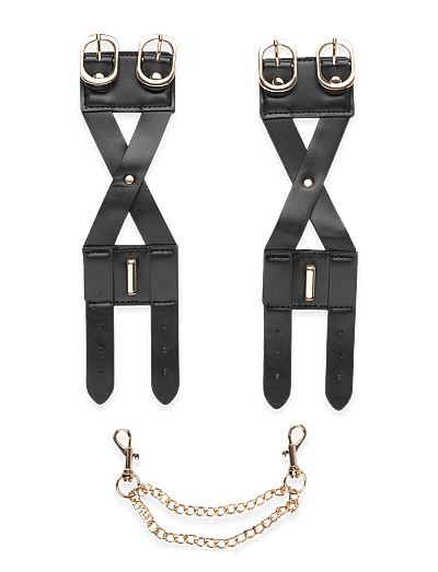 Hunkemöller Wristcuffs Cross Straps - Jewellery - CAVIAR / black