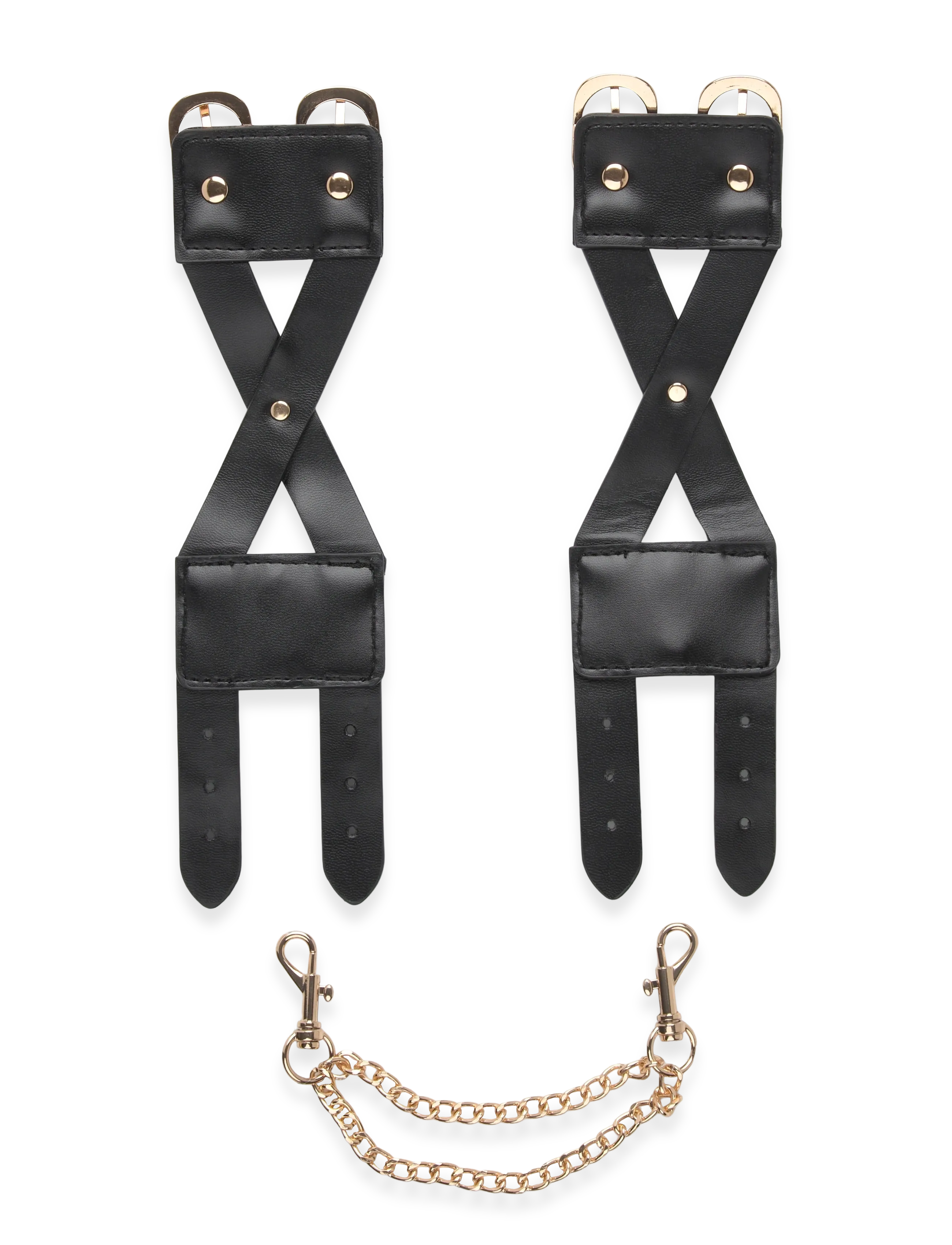 Hunkemöller - Wristcuffs Cross Straps - grandininės apyrankės - caviar - 1