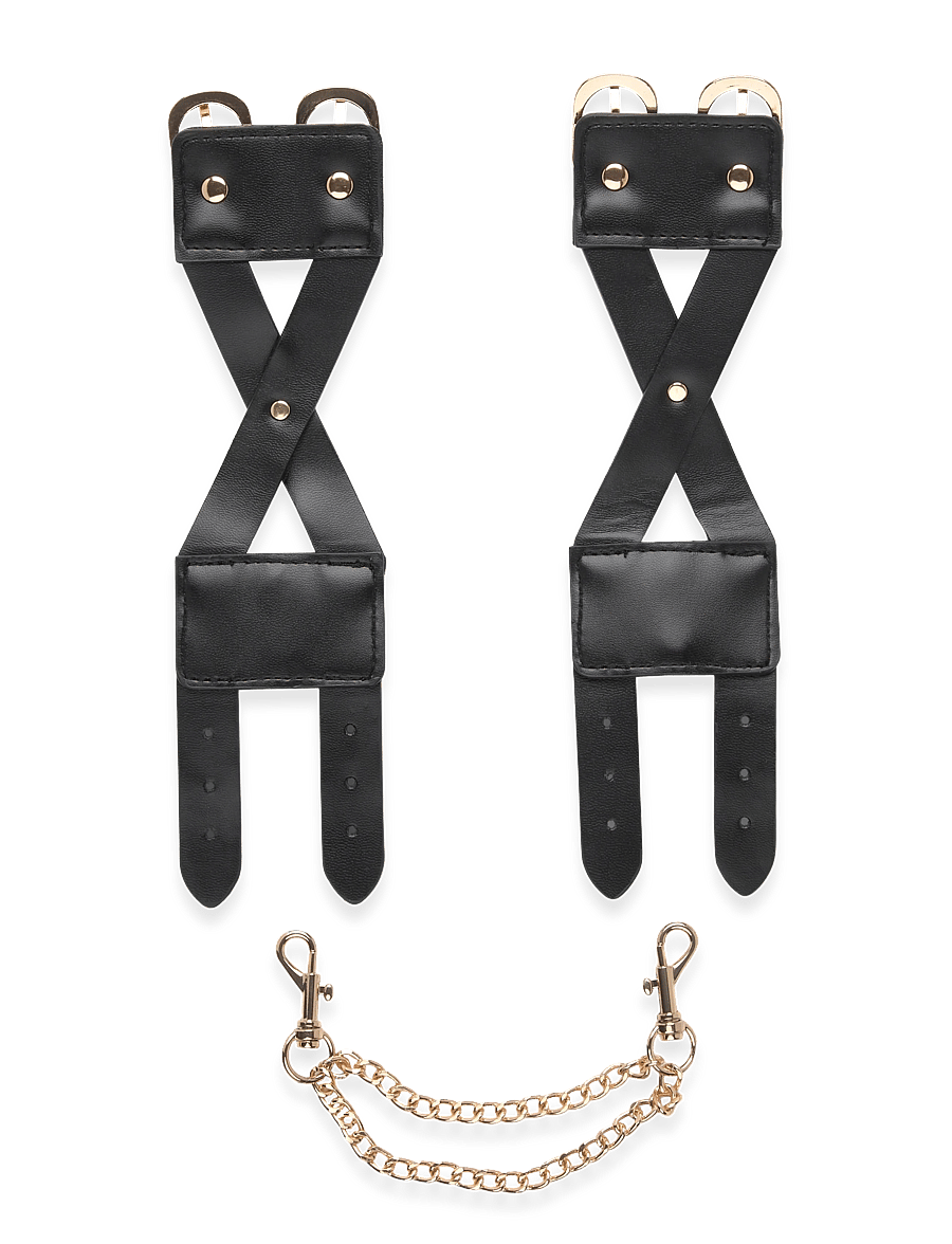 Hunkemöller - Wristcuffs Cross Straps - kettingarmbanden - caviar - 1