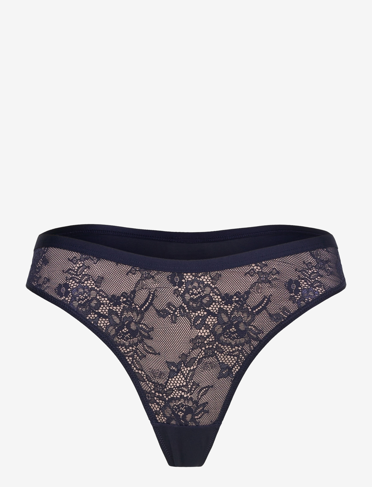 Hunkemöller - LEA LACE STRING R - kingitused alla 30€ - peacoat - 0