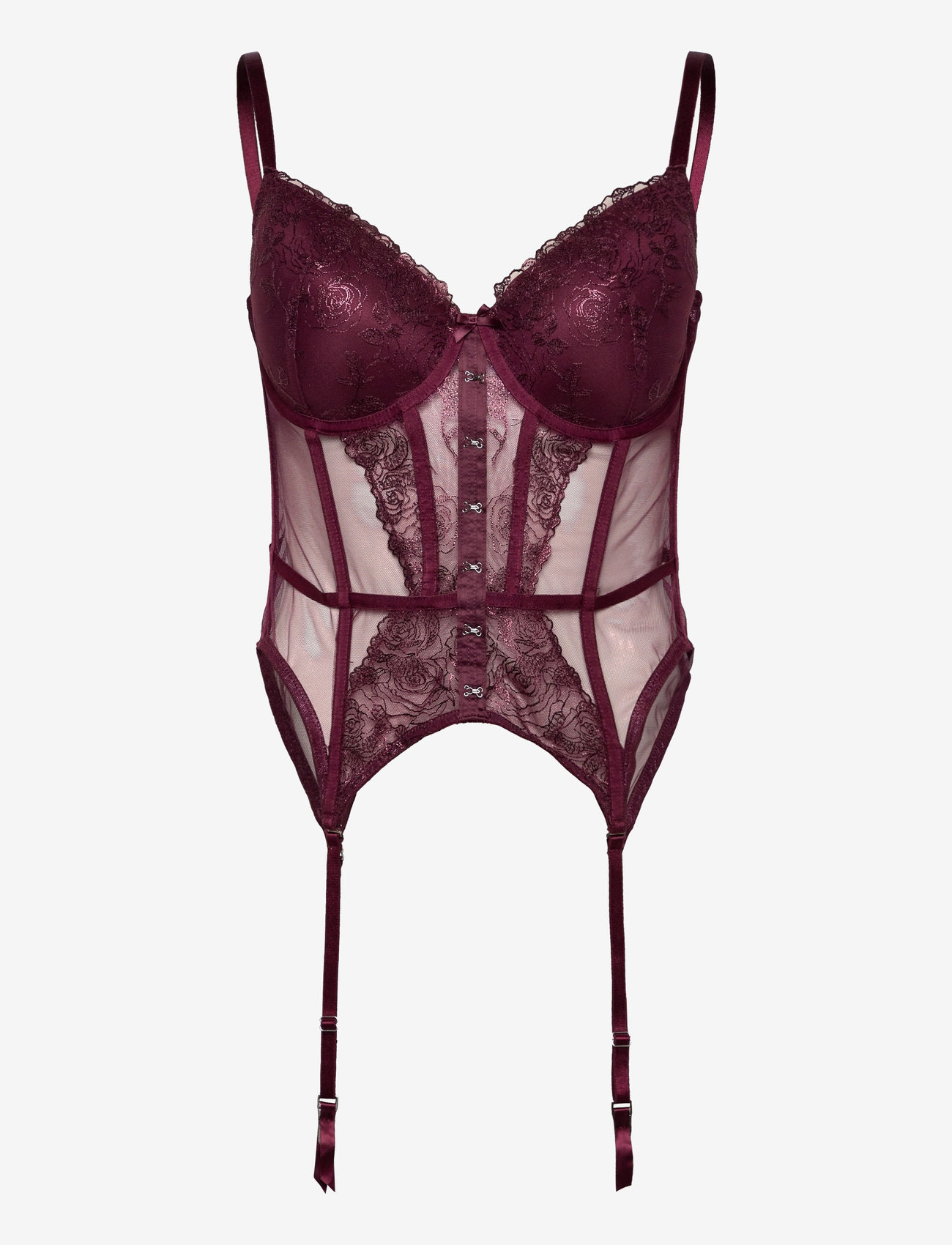 Hunkemöller - HOLLIE PD BUSTIER - traadiga rinnahoidjad - fig - 0