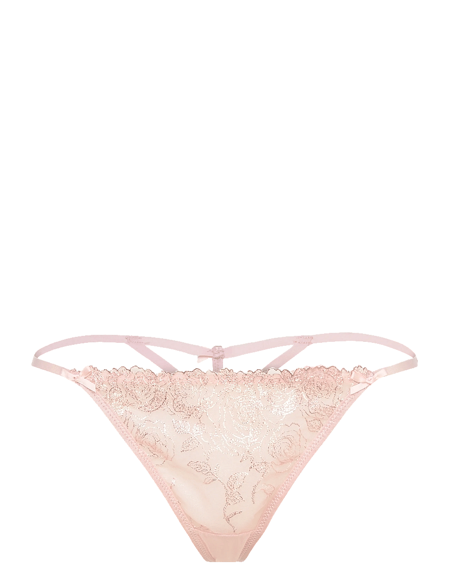 Hunkemöller - HOLLIE HL STRING TR - tangas - rose smoke - 0