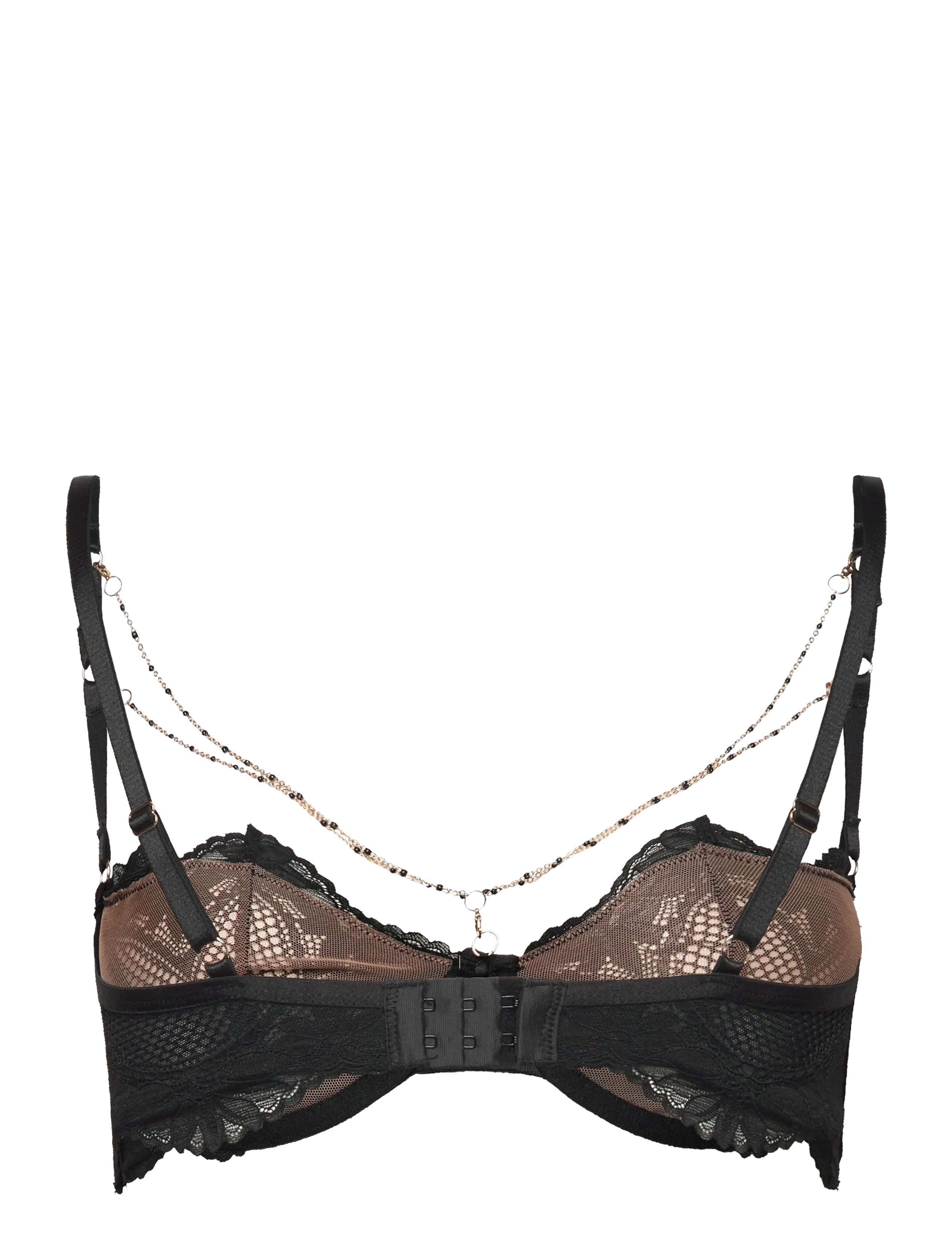 Hunkemöller - BELLADONNA PD - traadiga rinnahoidjad - caviar - 1