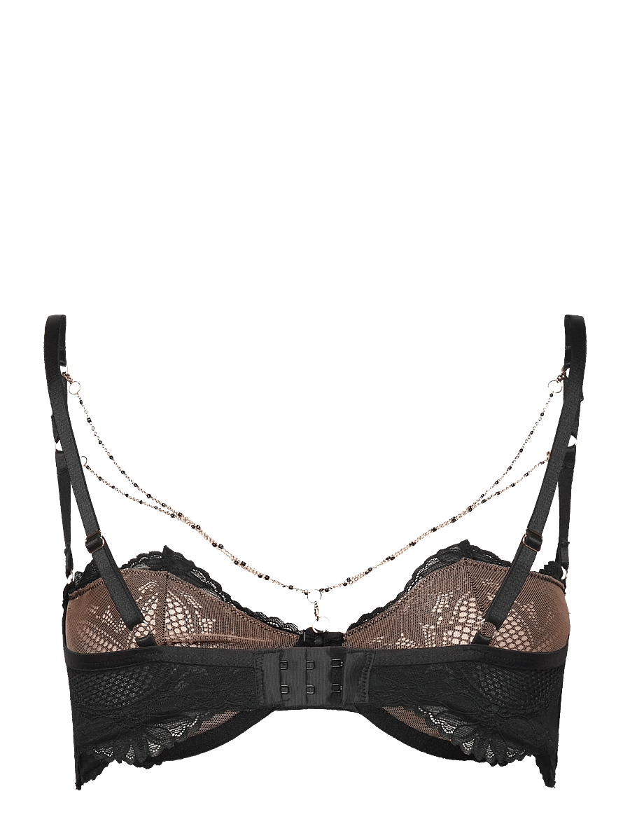 Hunkemöller - BELLADONNA PD - traadiga rinnahoidjad - caviar - 1