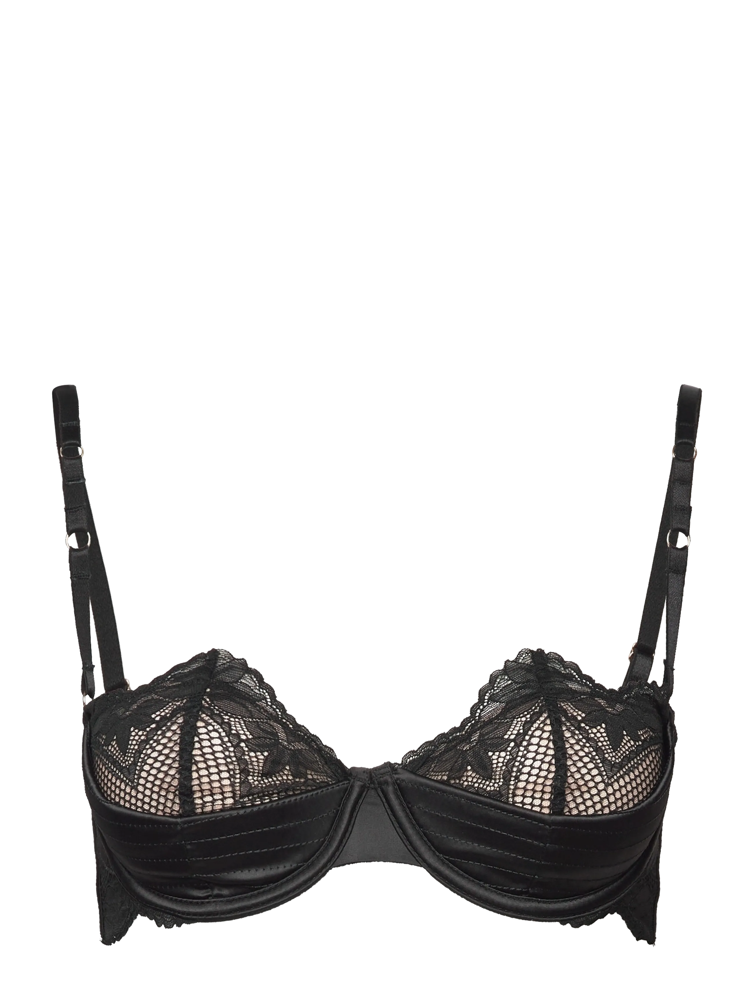 Hunkemöller - BELLADONNA PD - traadiga rinnahoidjad - caviar - 2