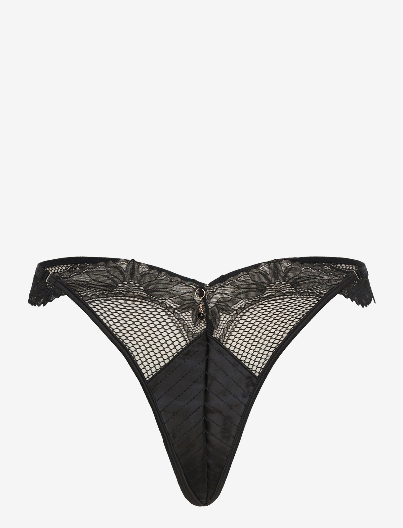 Hunkemöller - BELLADONNA HL T STR - string - caviar - 0