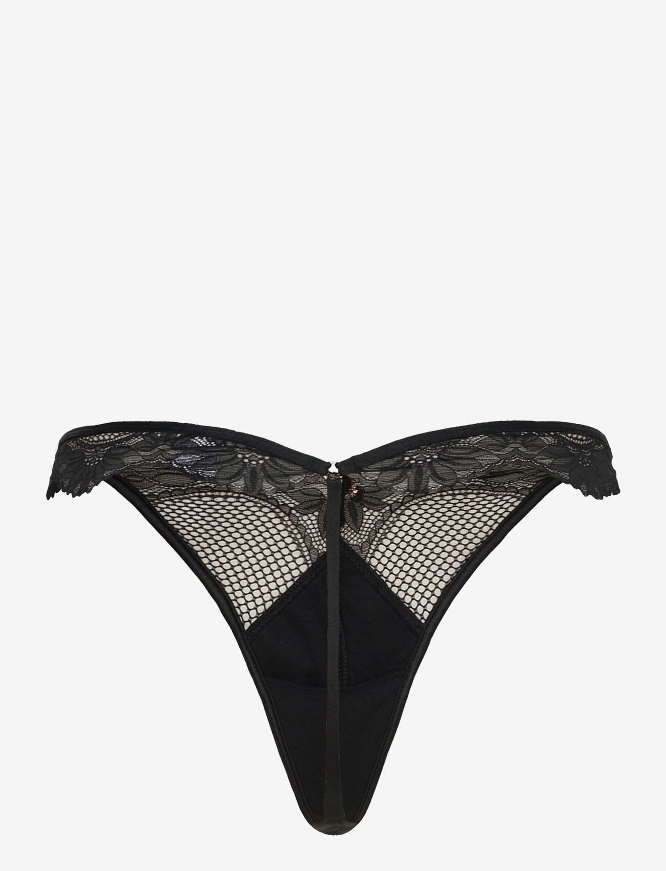 Hunkemöller - BELLADONNA HL T STR - string - caviar - 1