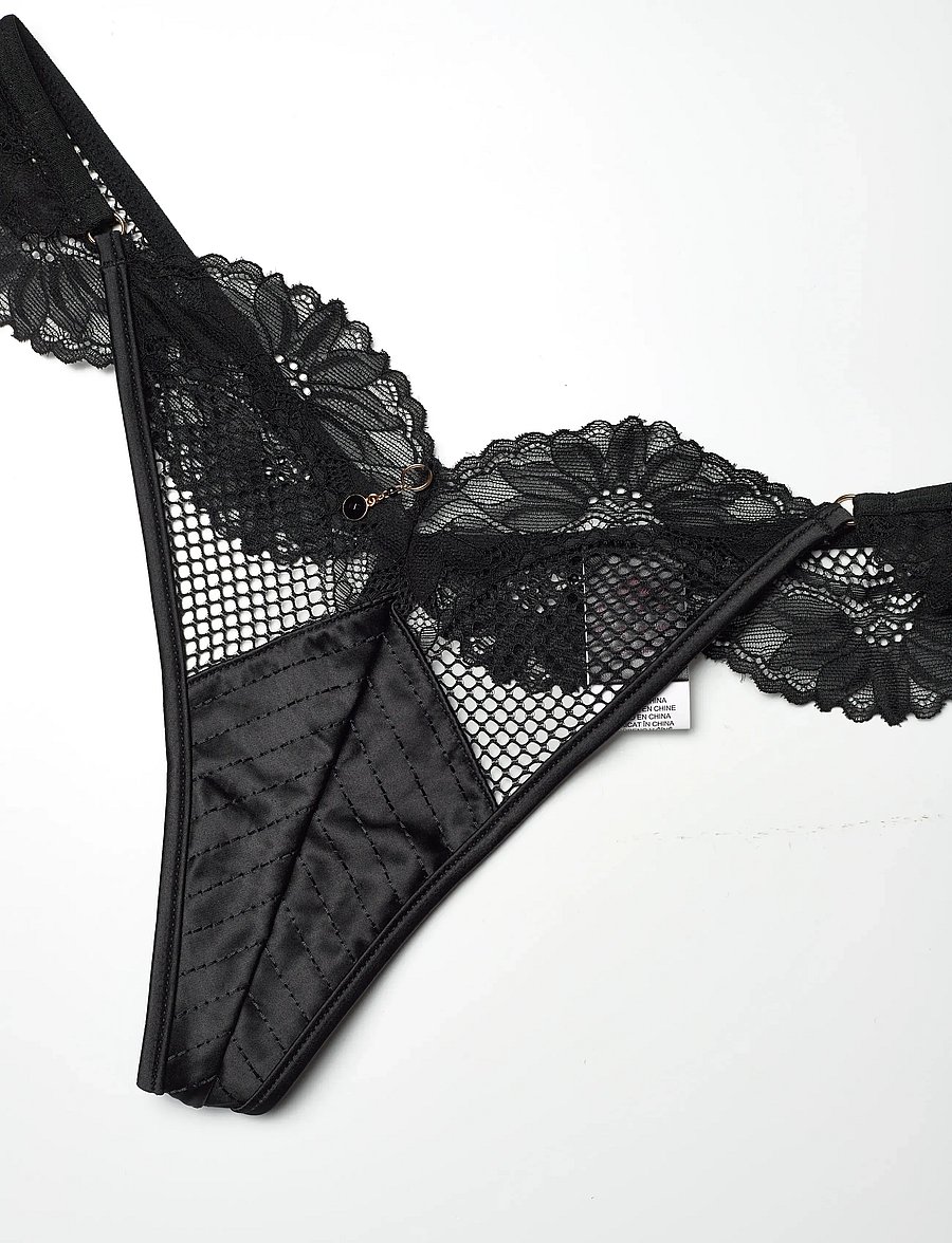 Hunkemöller - BELLADONNA HL T STR - stringi - caviar - 2
