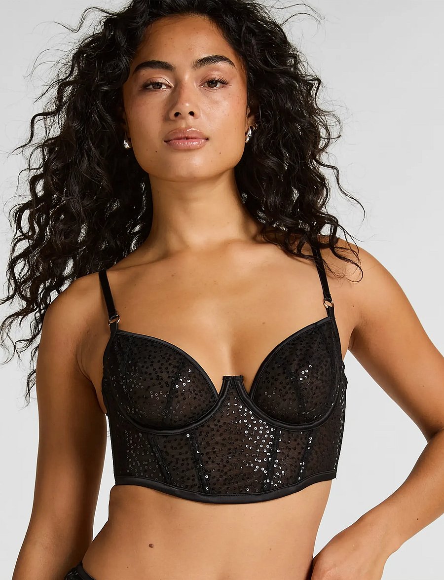 Hunkemöller - ELLE UD LL - bh:ar med bygel - caviar - 0