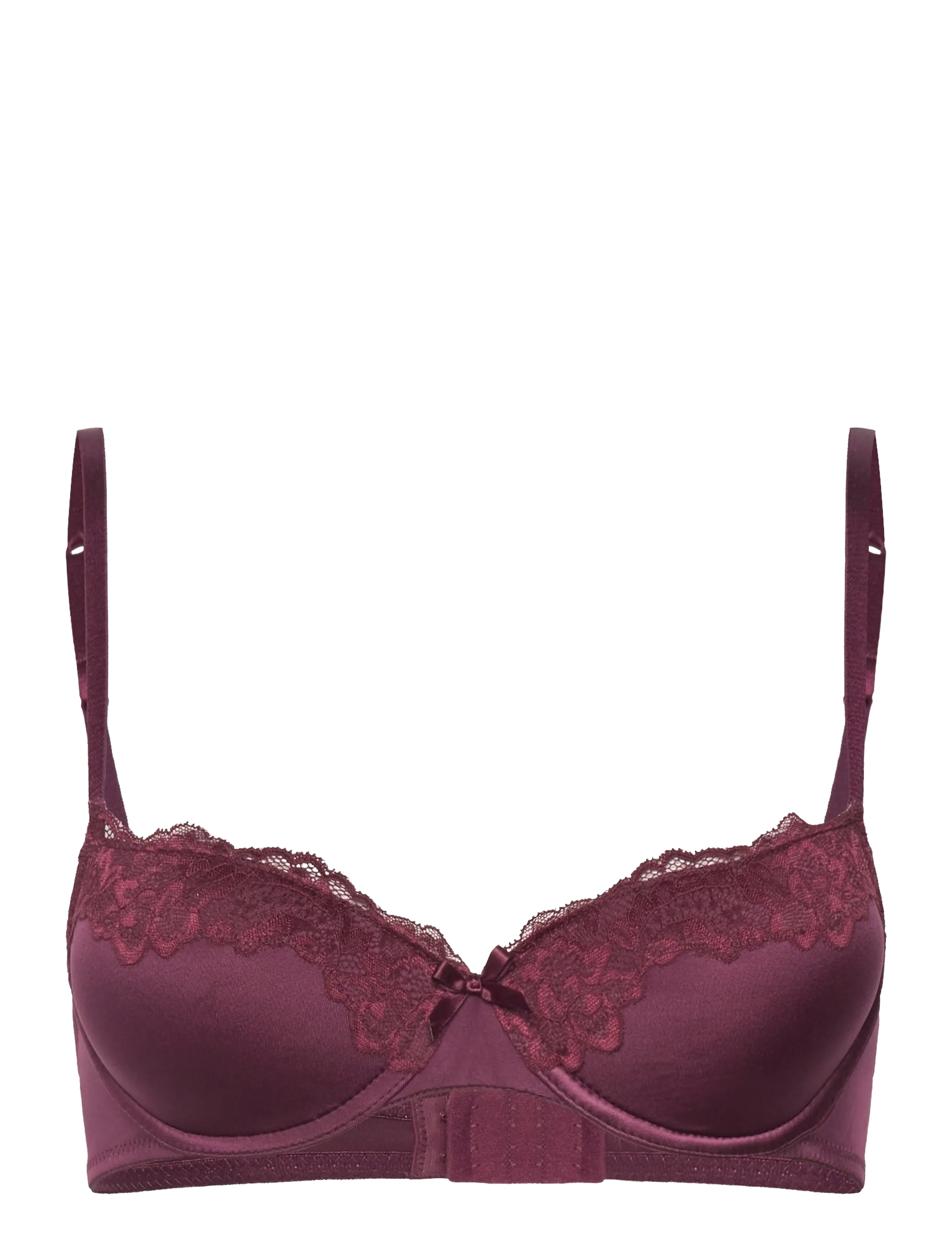 Hunkemöller LACE & SHINE PD - BHs - FIG / burgundy