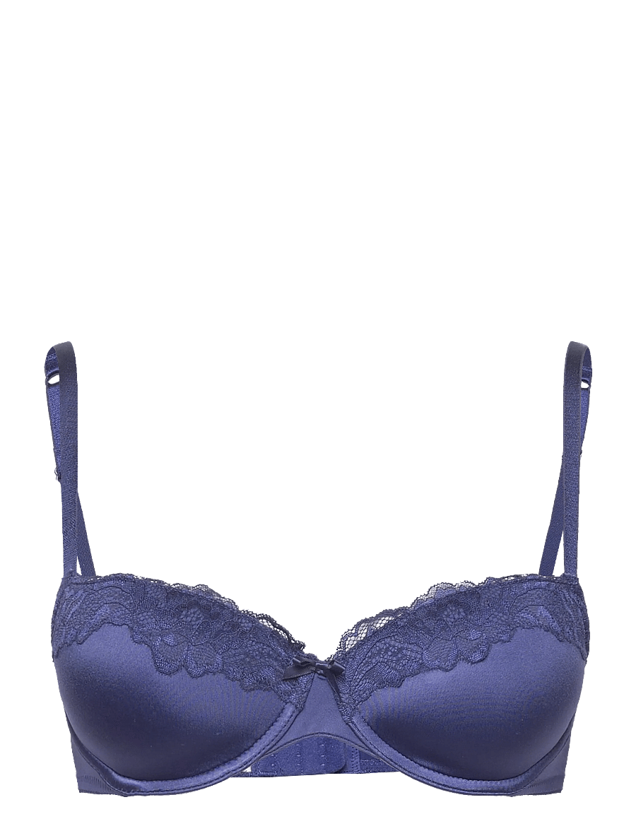 Hunkemöller - LACE & SHINE PD - push-up bhs - twilight blue - 0