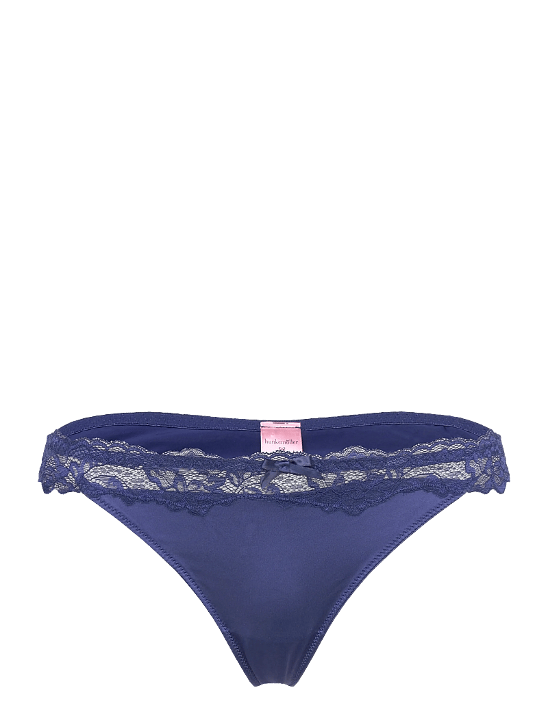 Hunkemöller - LACE & SHINE STRING R - string - twilight blue - 0