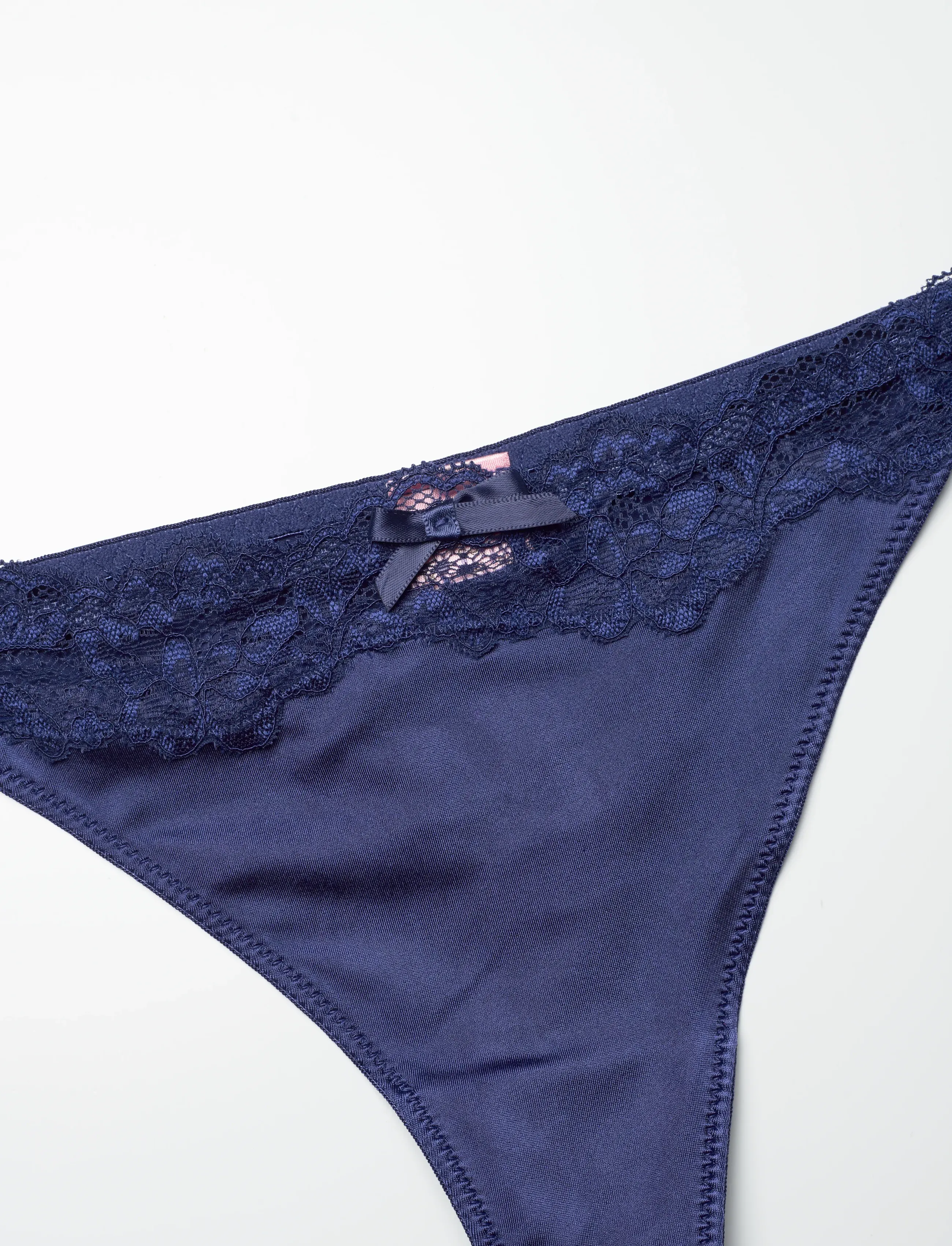 Hunkemöller - LACE & SHINE STRING R - laagste prijzen - twilight blue - 2