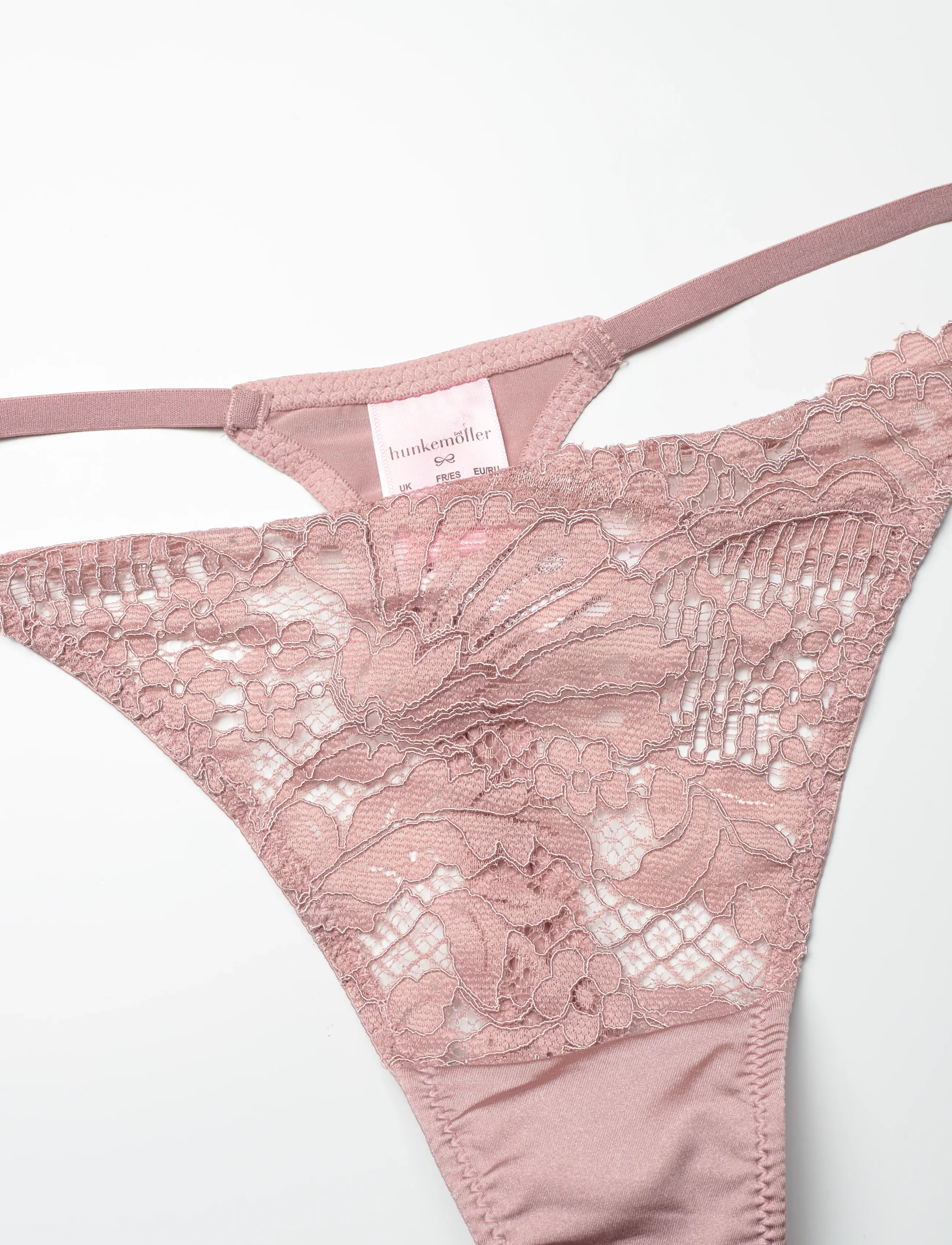 Hunkemöller - ESSIE HL TANGA STRING - woodrose - 2