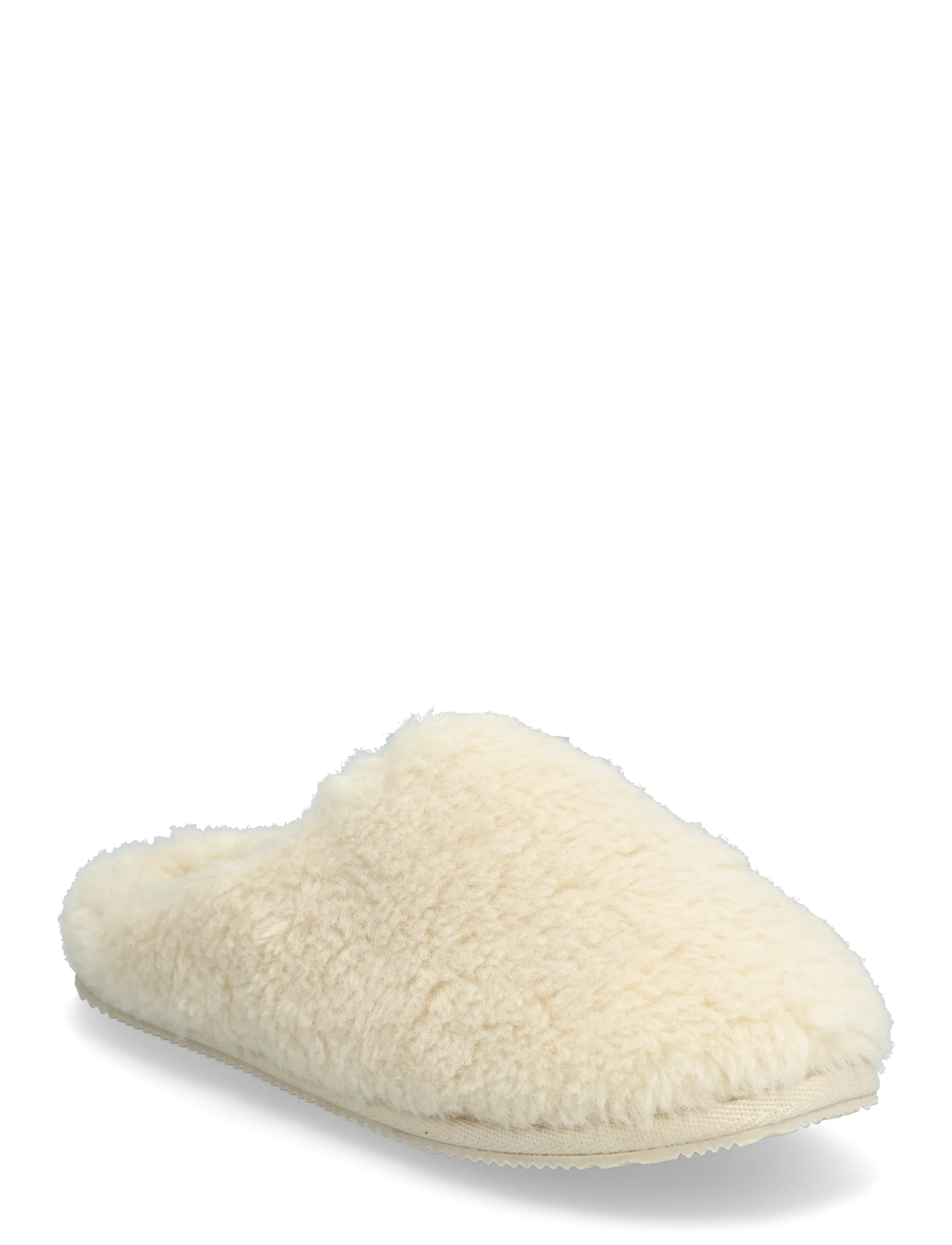 Hunkemöller LOLA SHEEP FAKE FUR MULE - Hunkemöller - WHITECAP GRAY / cream