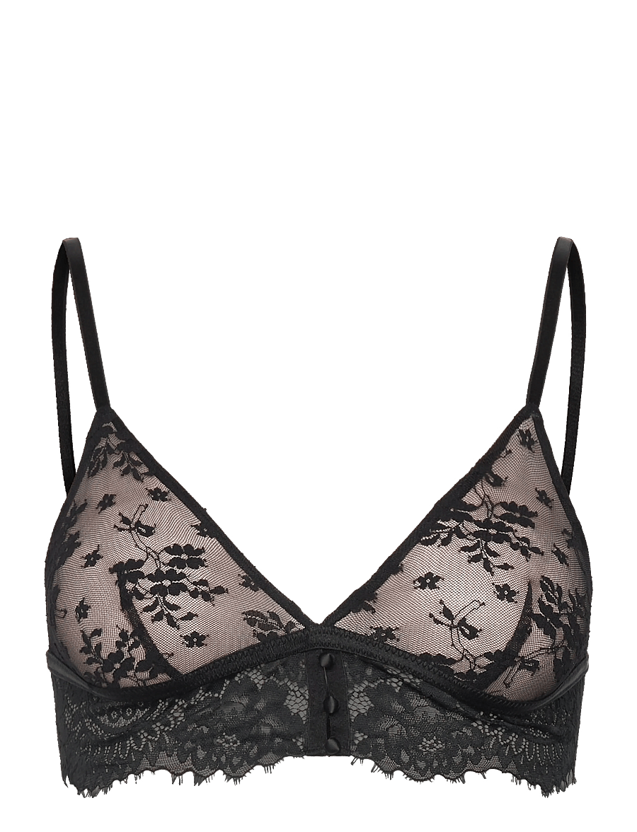 Hunkemöller - LOU BRALETTE - bralette - caviar - 0