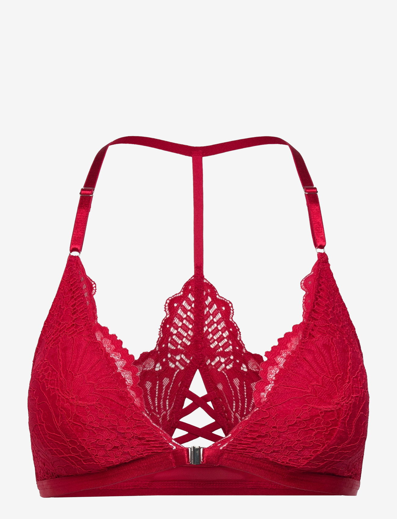 Hunkemöller - WHITNEY LACE BACK BRALETTE - rinnahoidja - chili pepper - 1