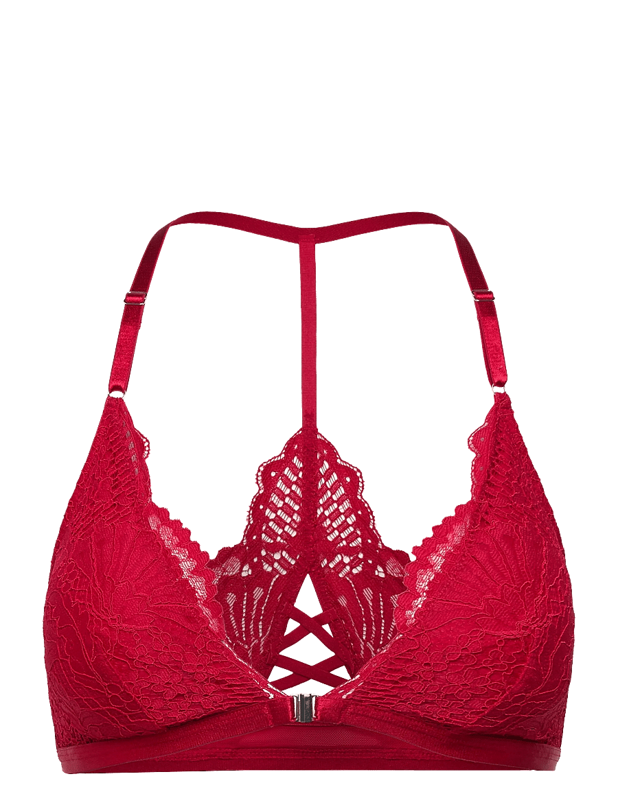 Hunkemöller - WHITNEY LACE BACK BRALETTE - chili pepper - 1